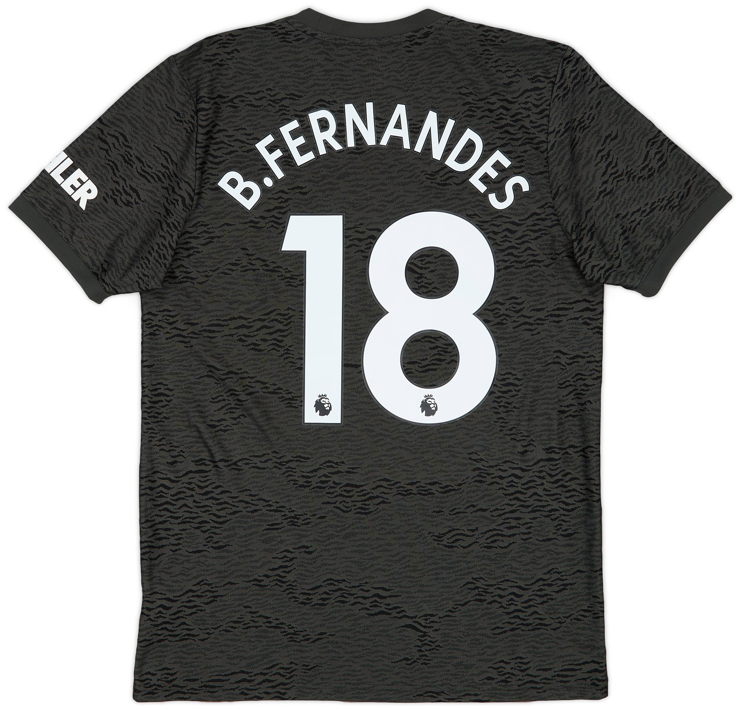 2020-21 Manchester United Away Shirt B.Fernandes #18 - 8/10 - (M)
