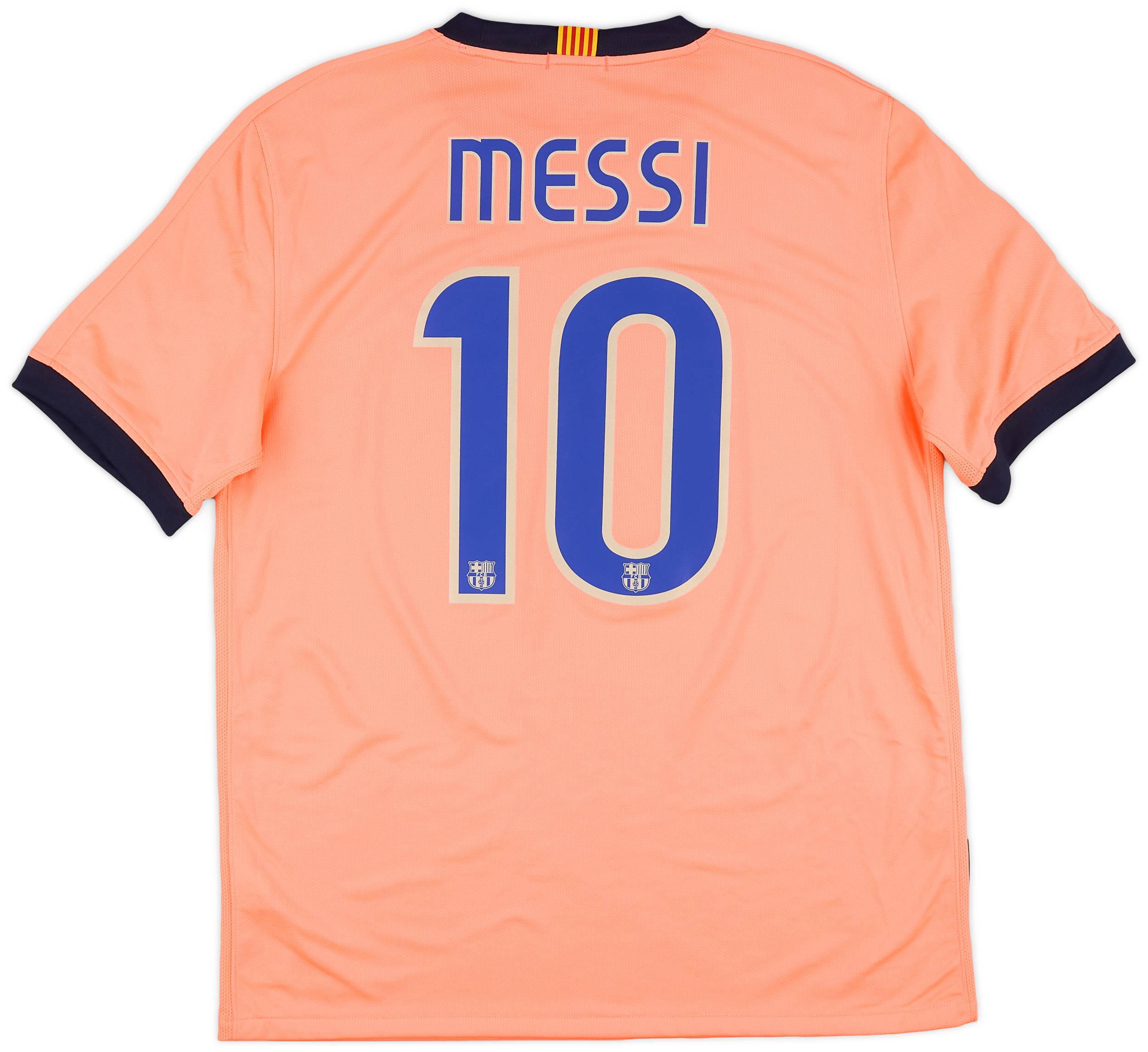 2009-10 Barcelona Away Shirt Messi #10 - 8/10 - (L)