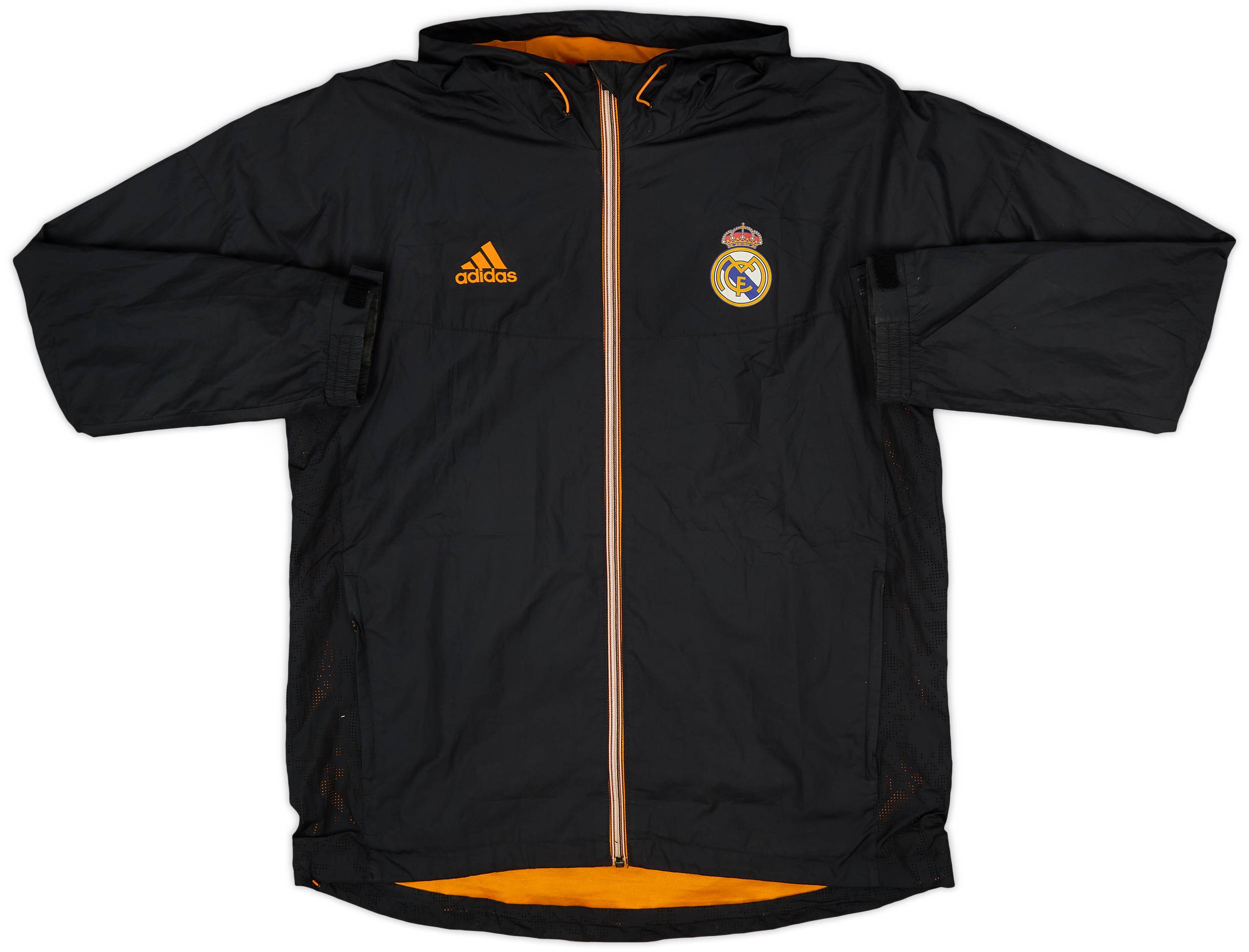 2013-14 Real Madrid adidas Hooded Track Jacket - 8/10 - (XL)