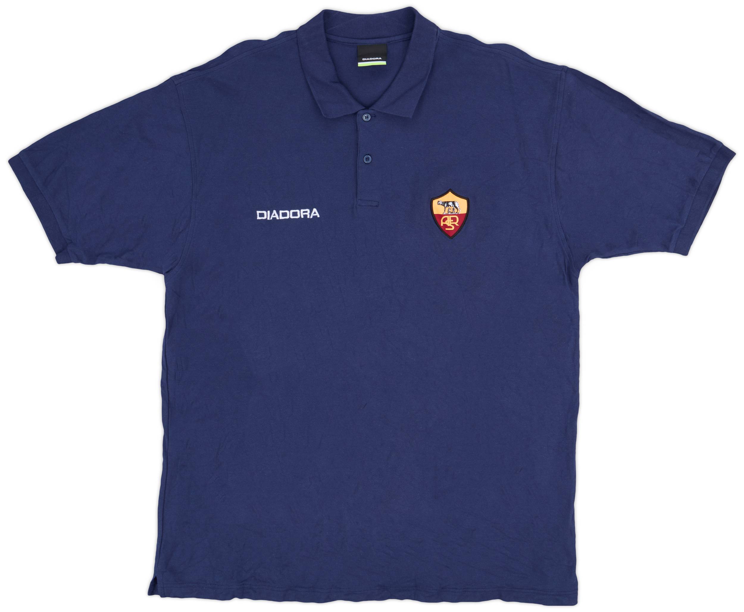 1999-00 Roma Diadora Polo Shirt - 9/10 - (XXL)