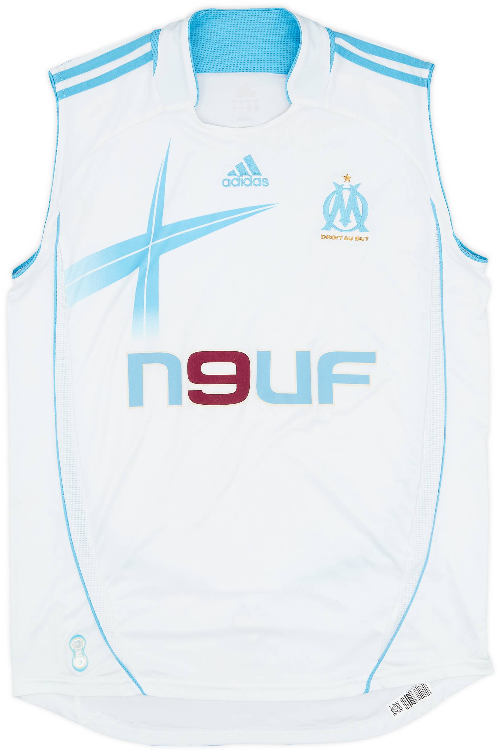 2006-07 Olympique Marseille adidas Training Vest - 6/10 - (L)