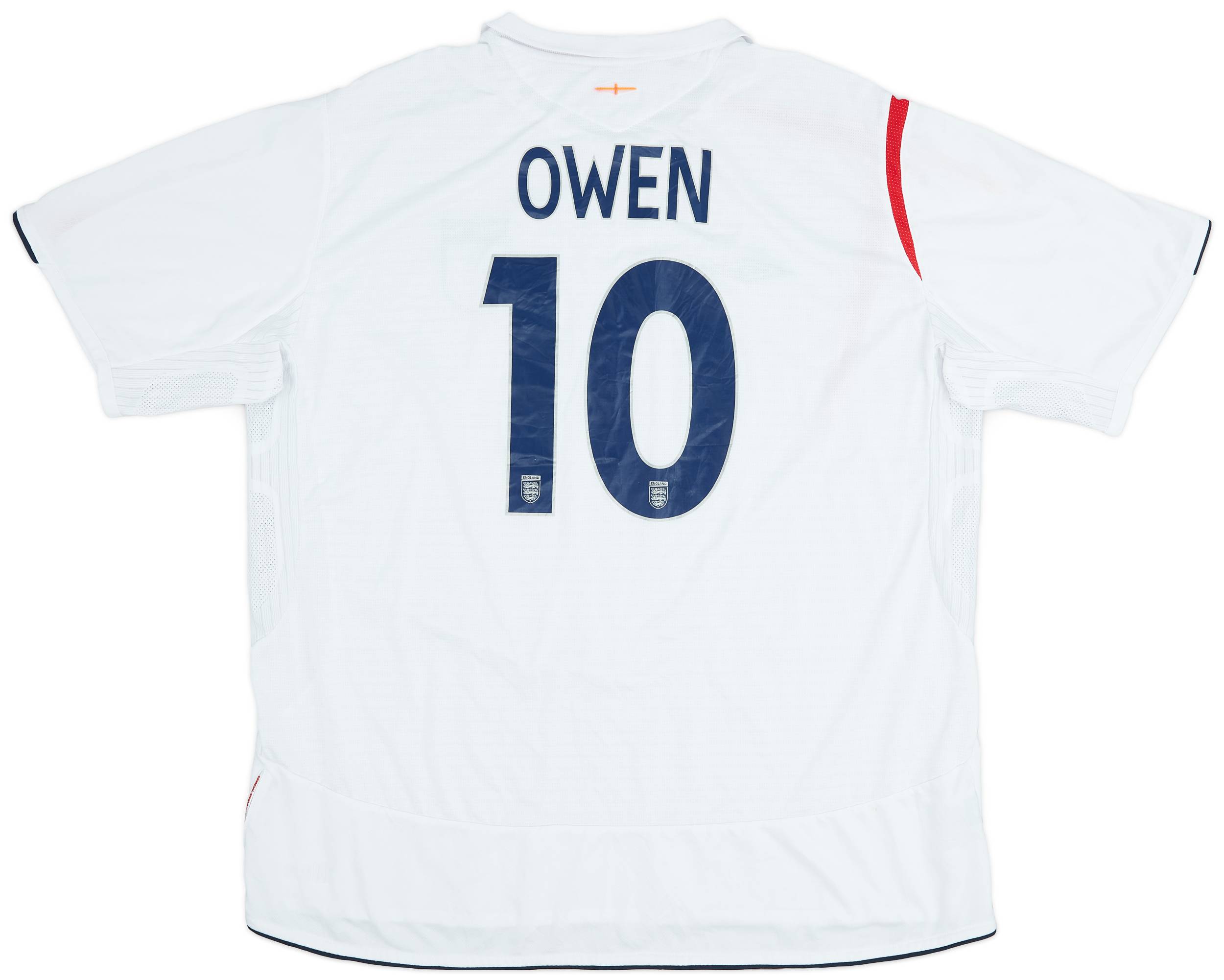 2005-07 England Home Shirt Owen #10 - 7/10 - (XXL)