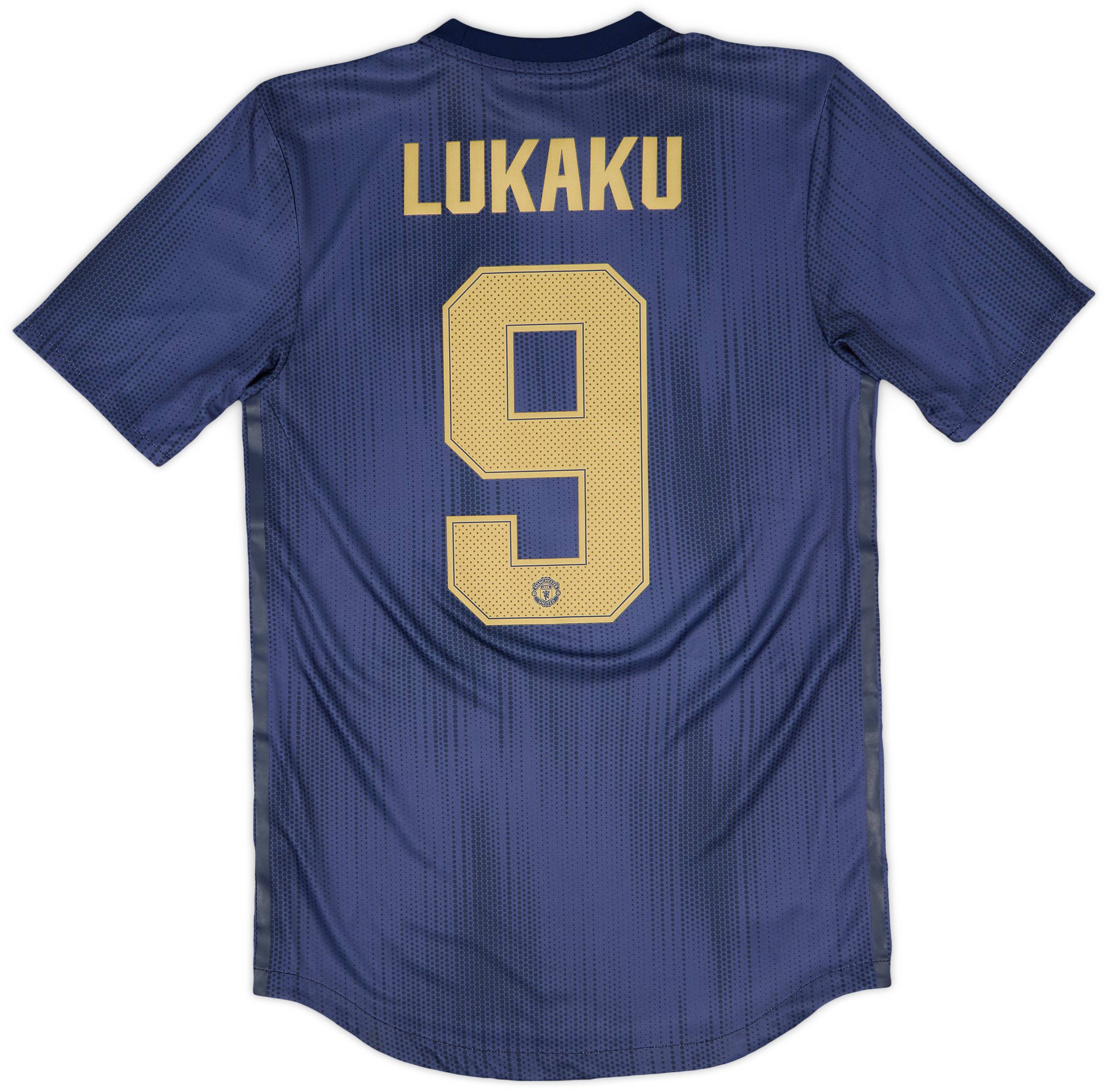 2018-19 Manchester United Authentic Third Shirt Lukaku #9 (S)