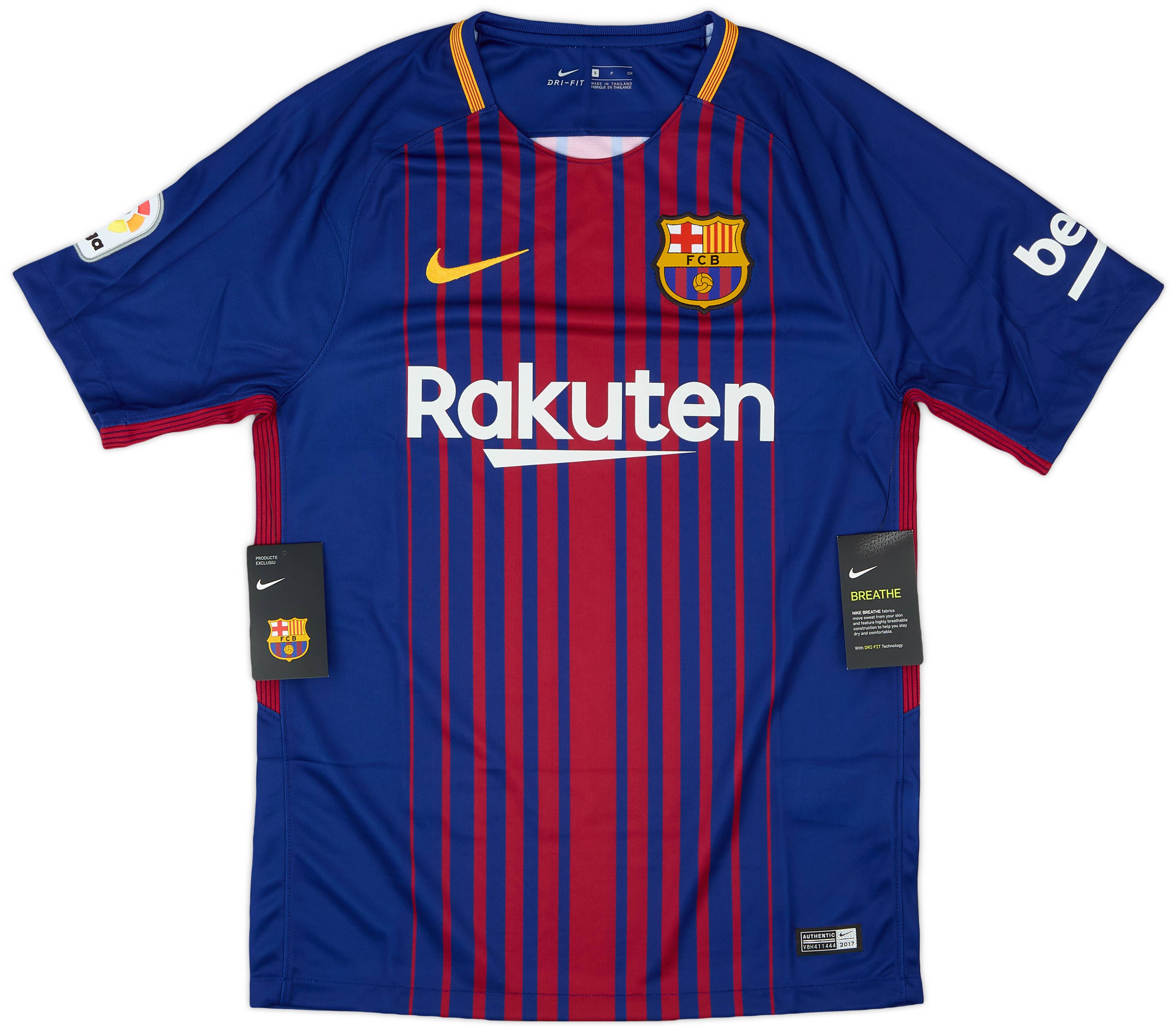 2017-18 Barcelona Home Shirt Messi #10 (S)