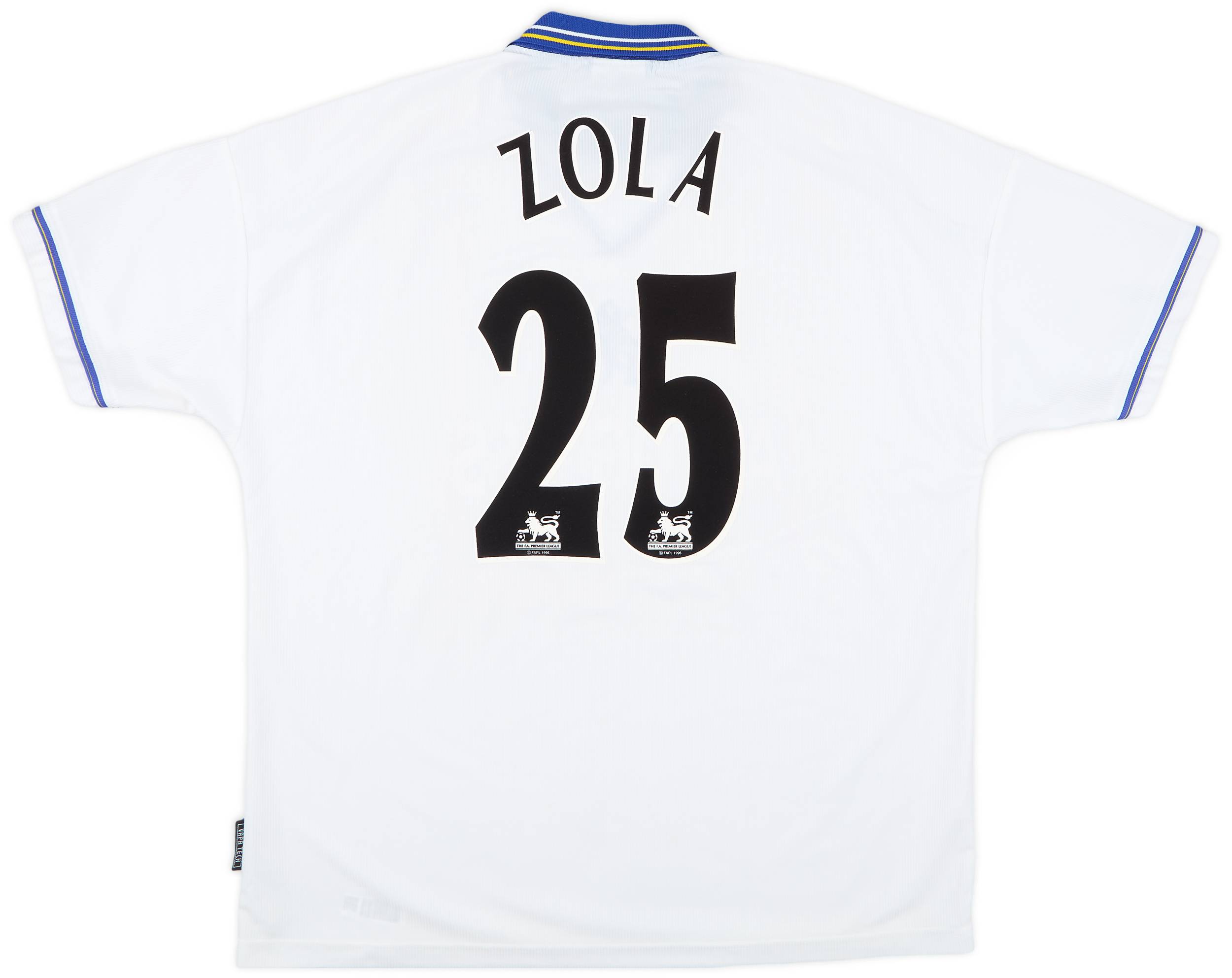 1998-00 Chelsea Away Shirt Zola #25 - 8/10 - (XXL)