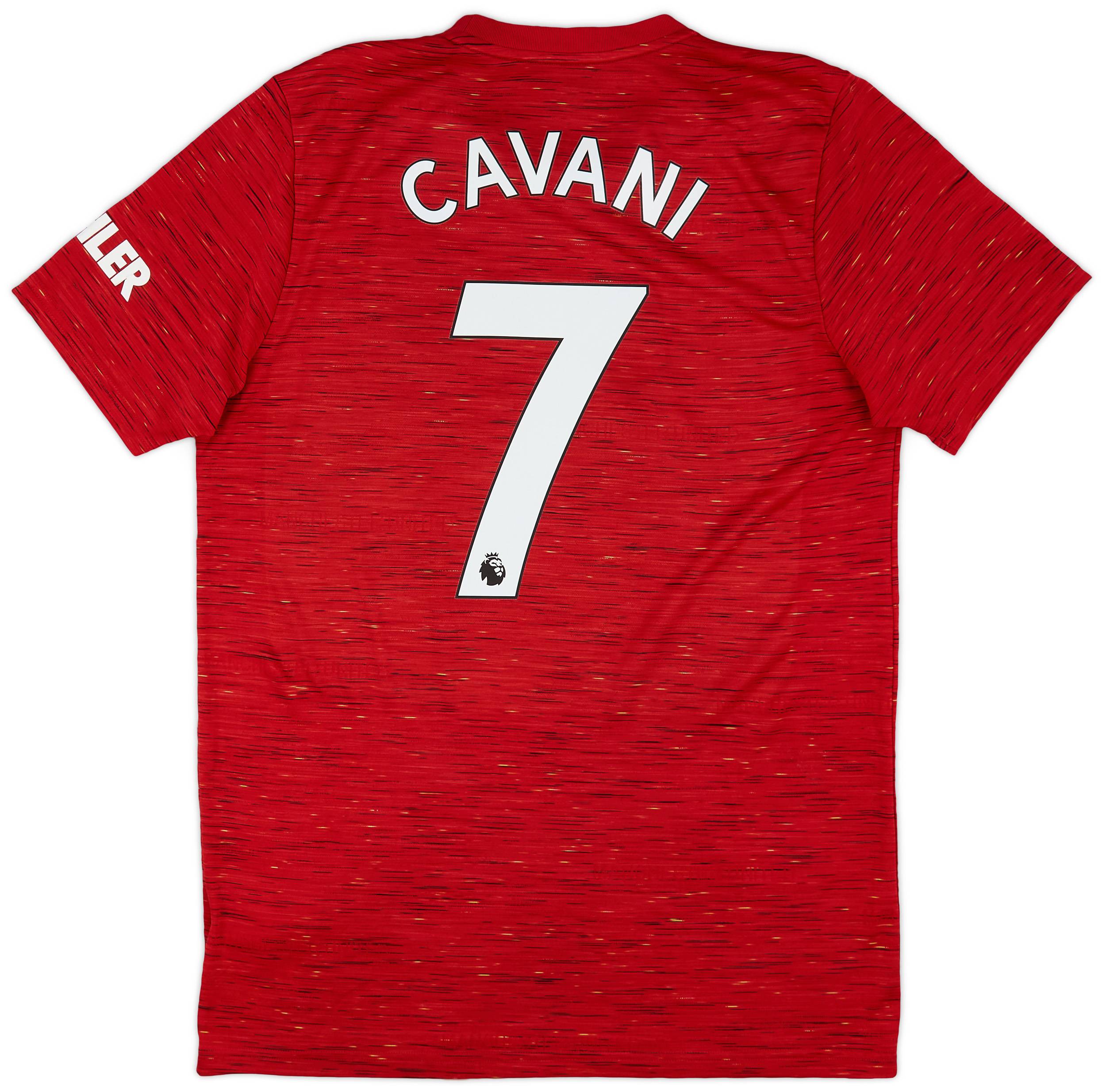 2020-21 Manchester United Home Shirt Cavani #7 - 8/10 - (L)