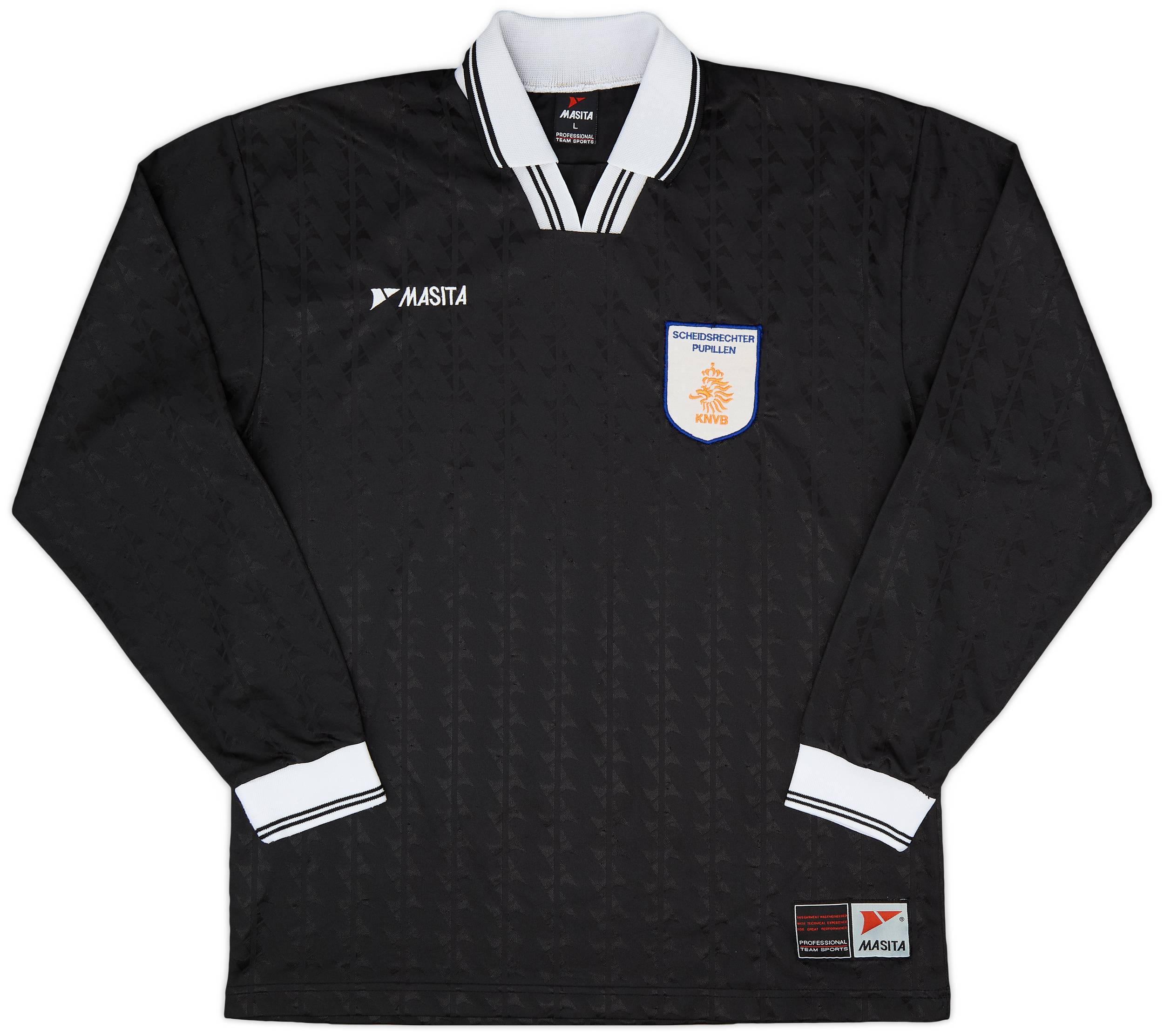 1990s Netherlands Masita Youth Referee L/S Shirt - 9/10 - (L)