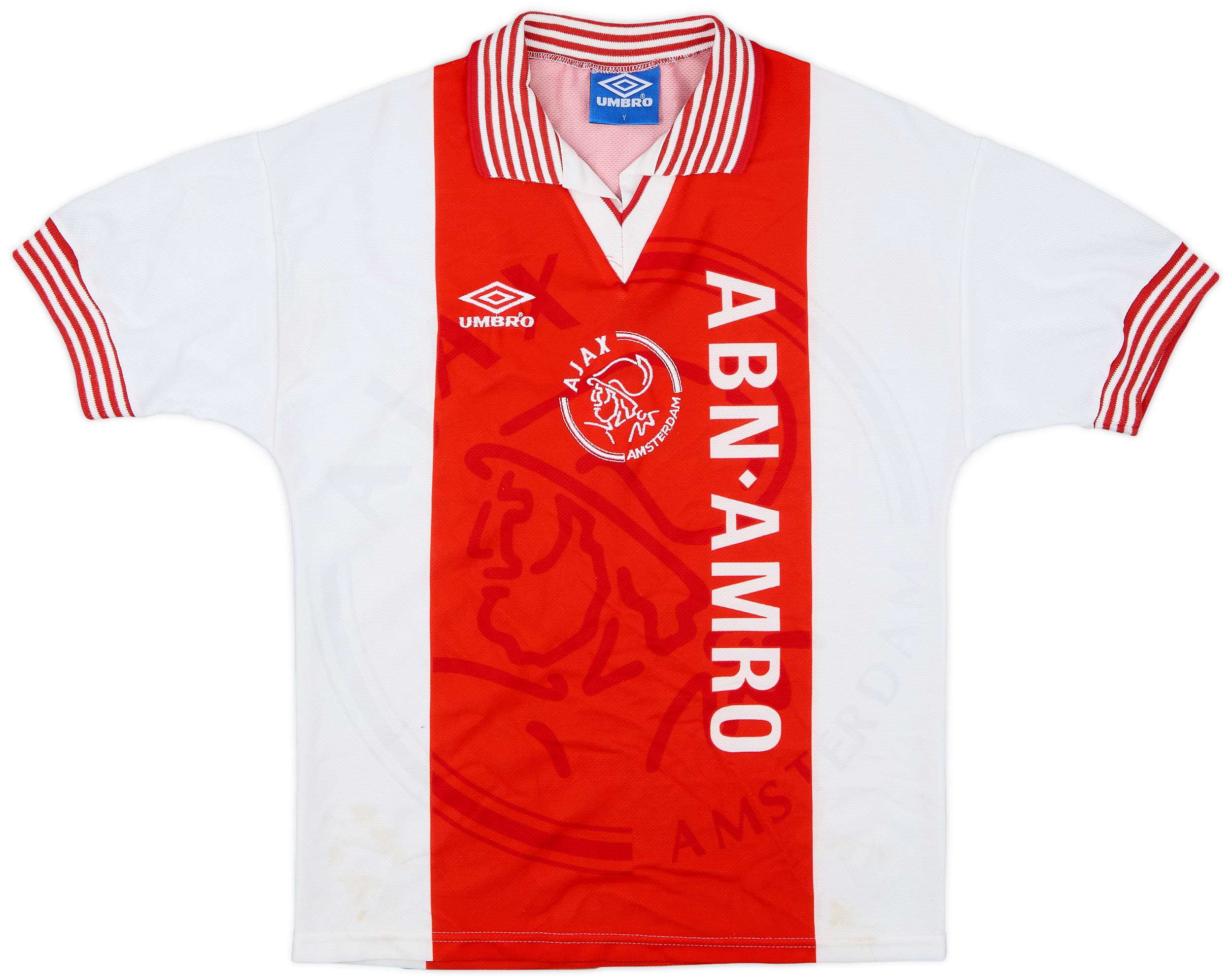 1995-96 Ajax Home Shirt - 6/10 - (Y)
