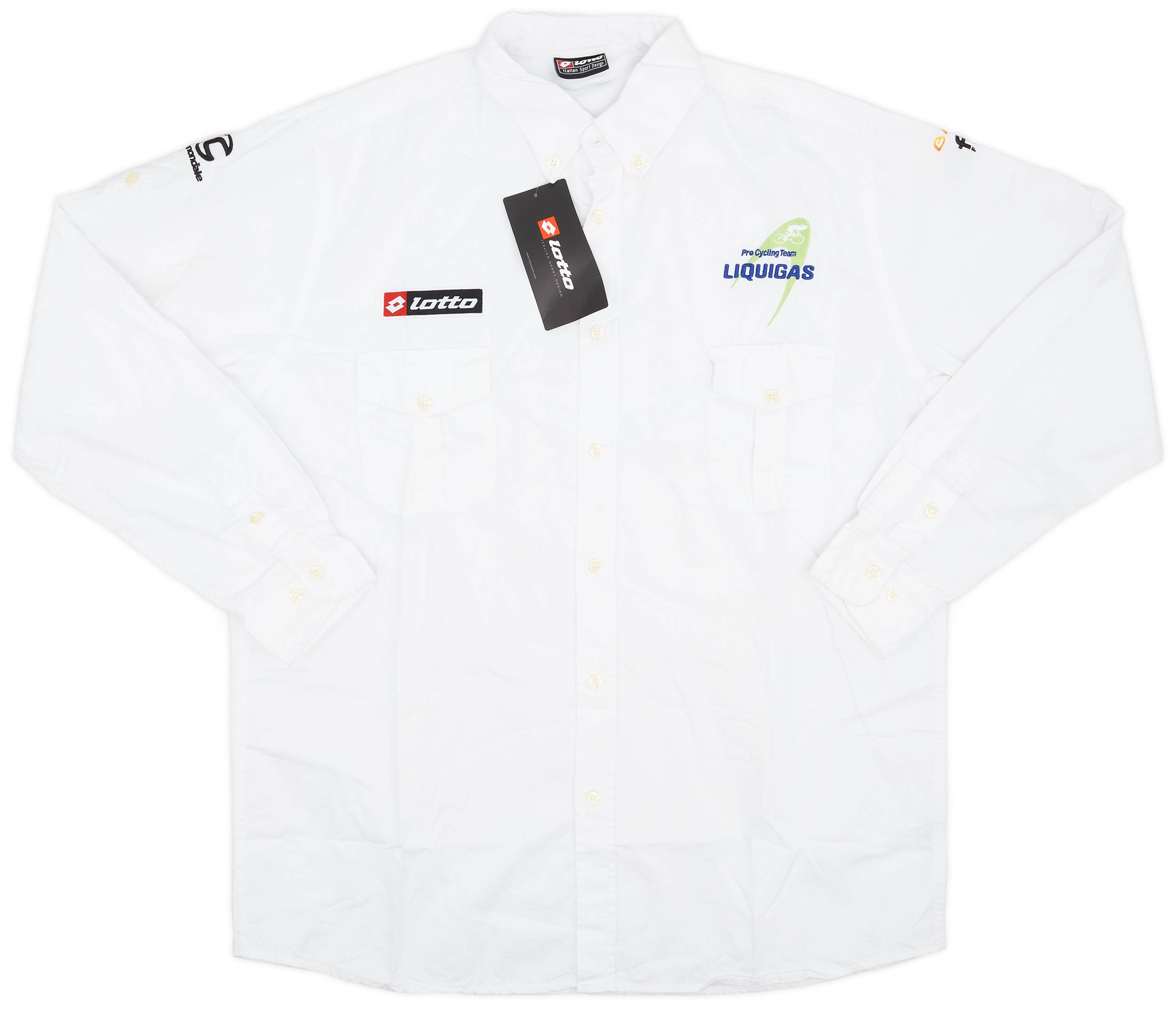 2000s Lotto Button-Up Shirt (Liquigas Pro Cycling) (XXL)