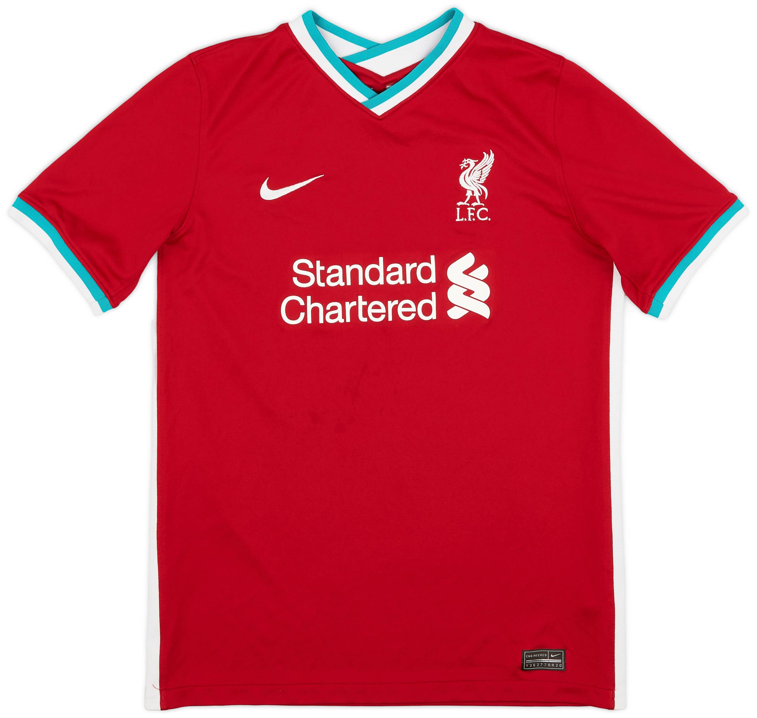2020-21 Liverpool Home Shirt - 8/10 - (XL.Boys)