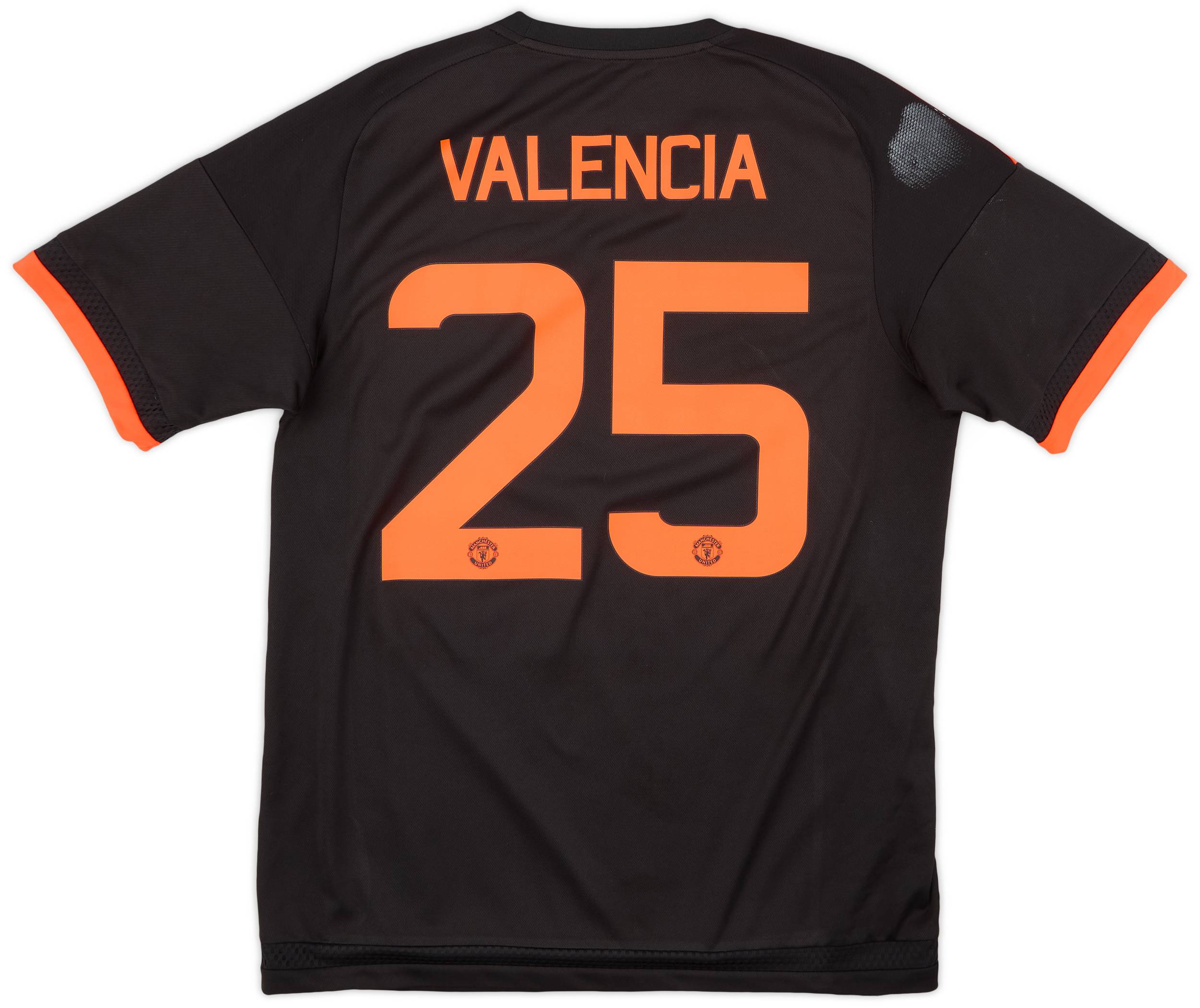 2015-16 Manchester United Third Shirt Valencia #25 - 5/10 - (L)