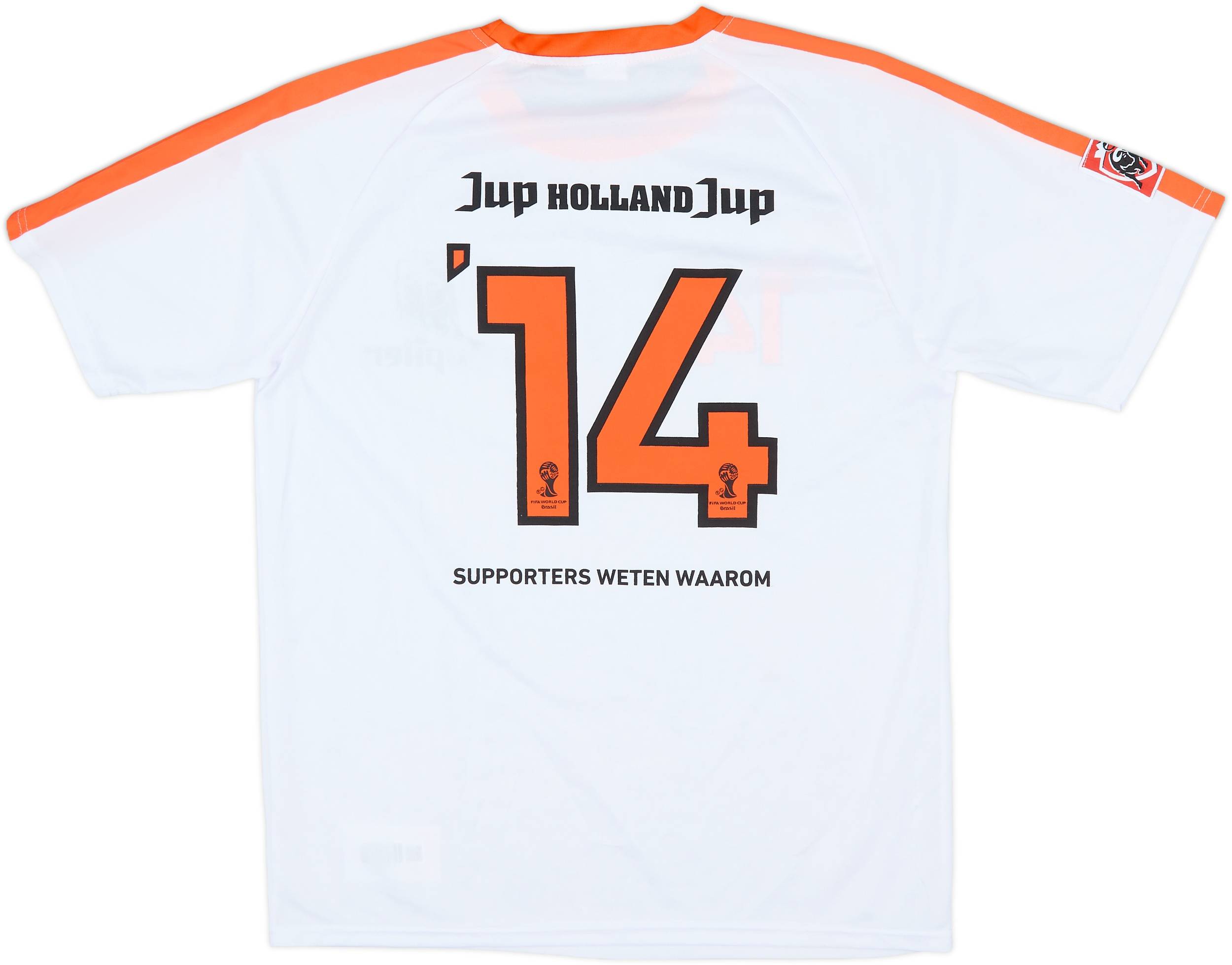 2014 Netherlands Jupiler Supporters Shirt #14 - 9/10 - (L)