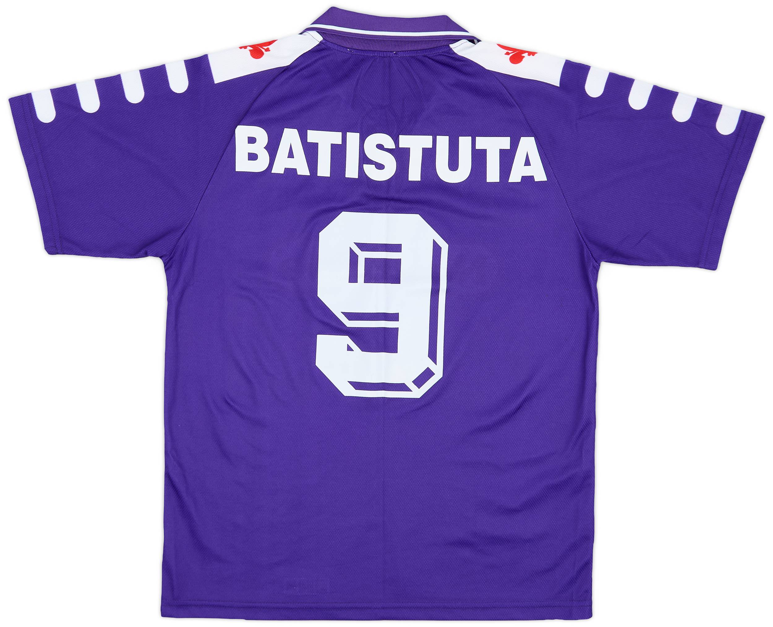 1998-99 Fiorentina Home Shirt Batistuta #9 - 9/10 - (S)