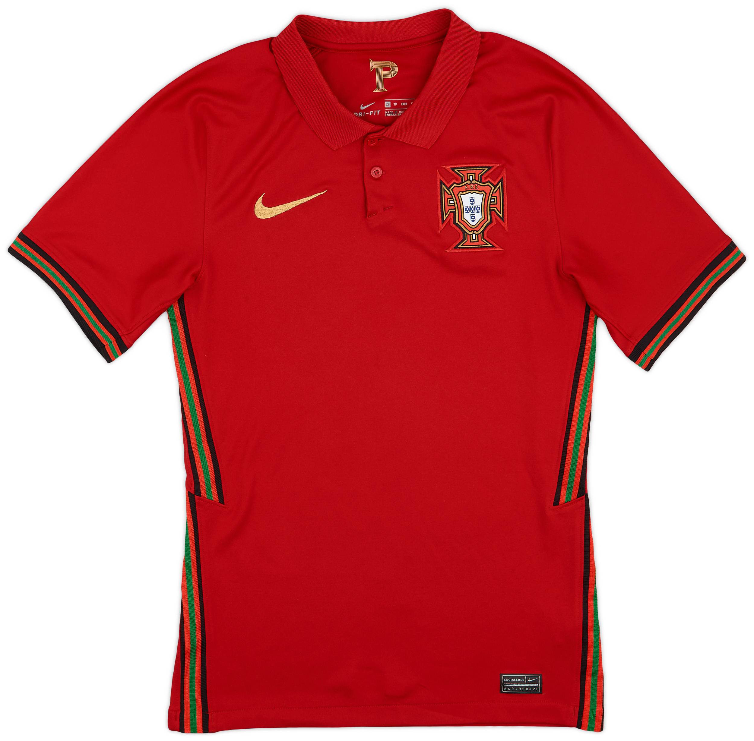 2020-21 Portugal Home Shirt - 9/10 - (XS)