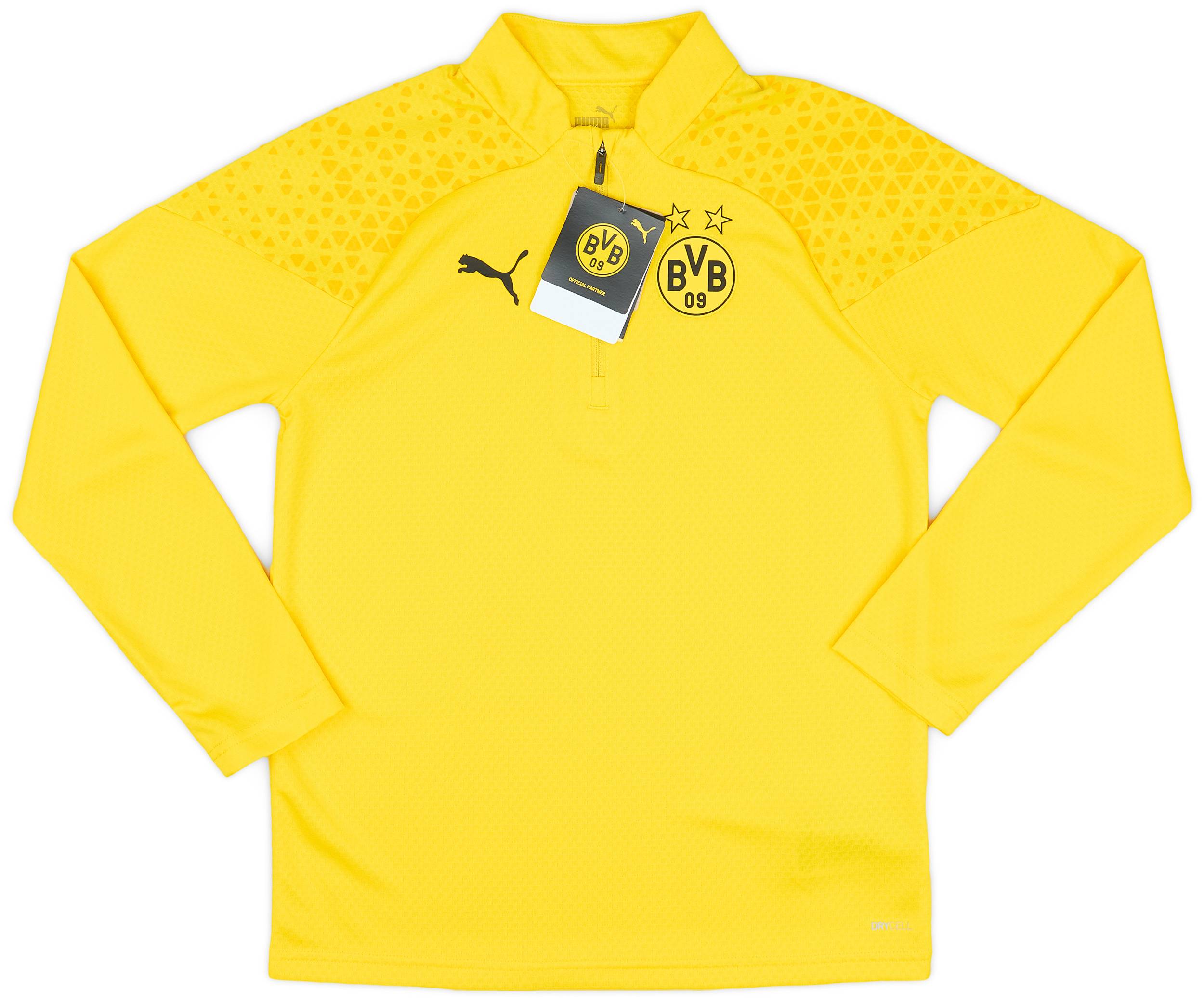 2023-24 Borussia Dortmund Puma 1/4 Zip Training Top (L.Kids)