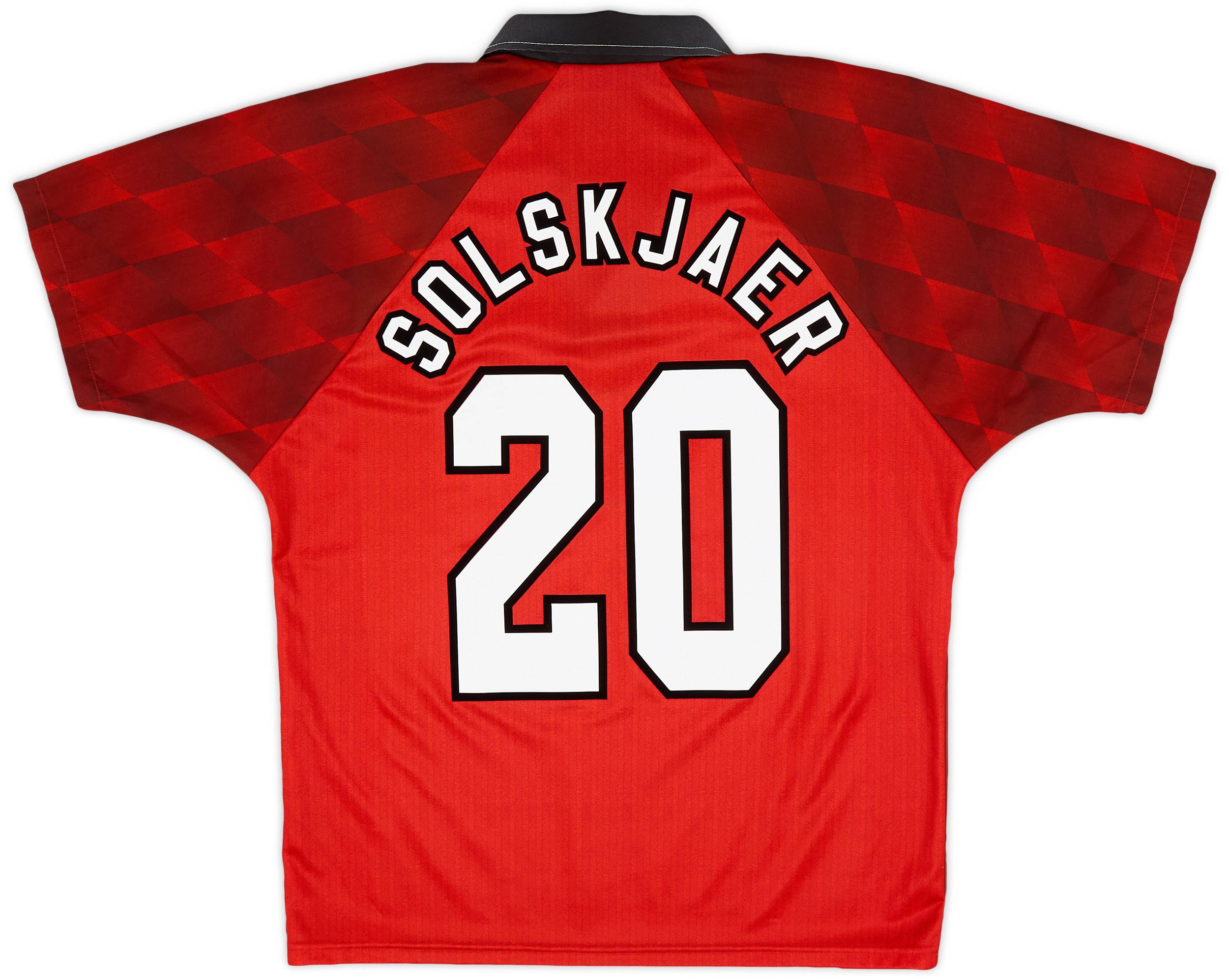 ウェア Manchester United 1996 L/S Home Uniform f0212bc9a8e580ecc5bc2b6182f20a