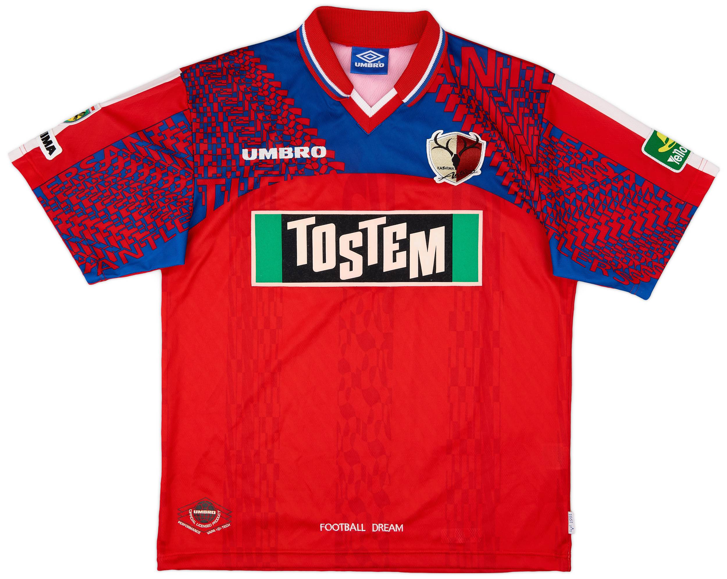 1997 Kashima Antlers Home Shirt - 9/10 - (L)