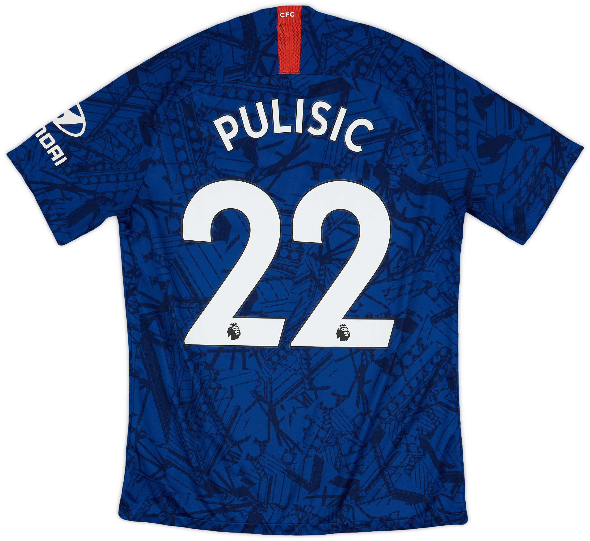 2019-20 Chelsea Home Shirt Pulisic #22 - 8/10 - (S)