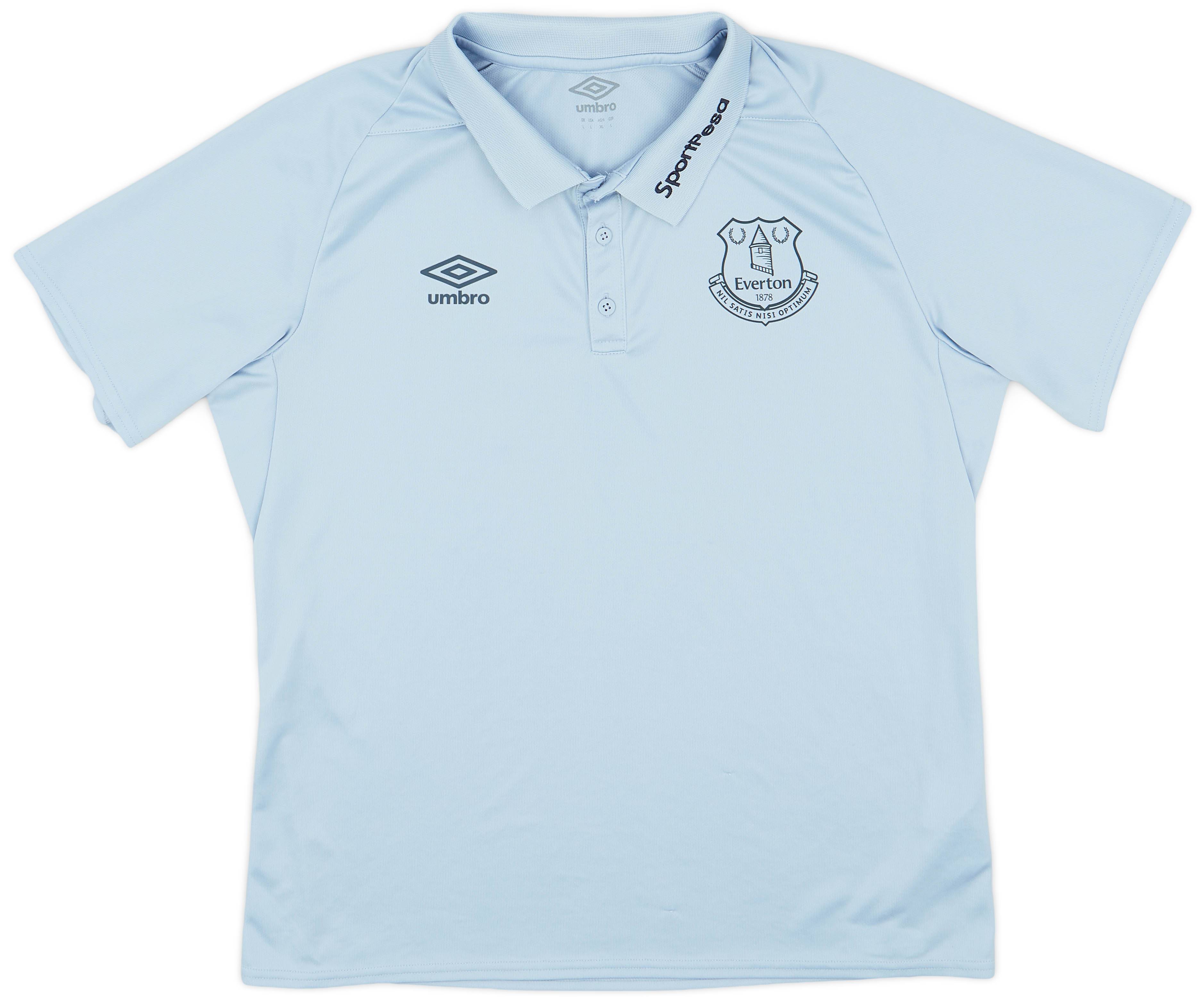 2018-19 Everton Umbro Polo Shirt - 8/10 - (L)