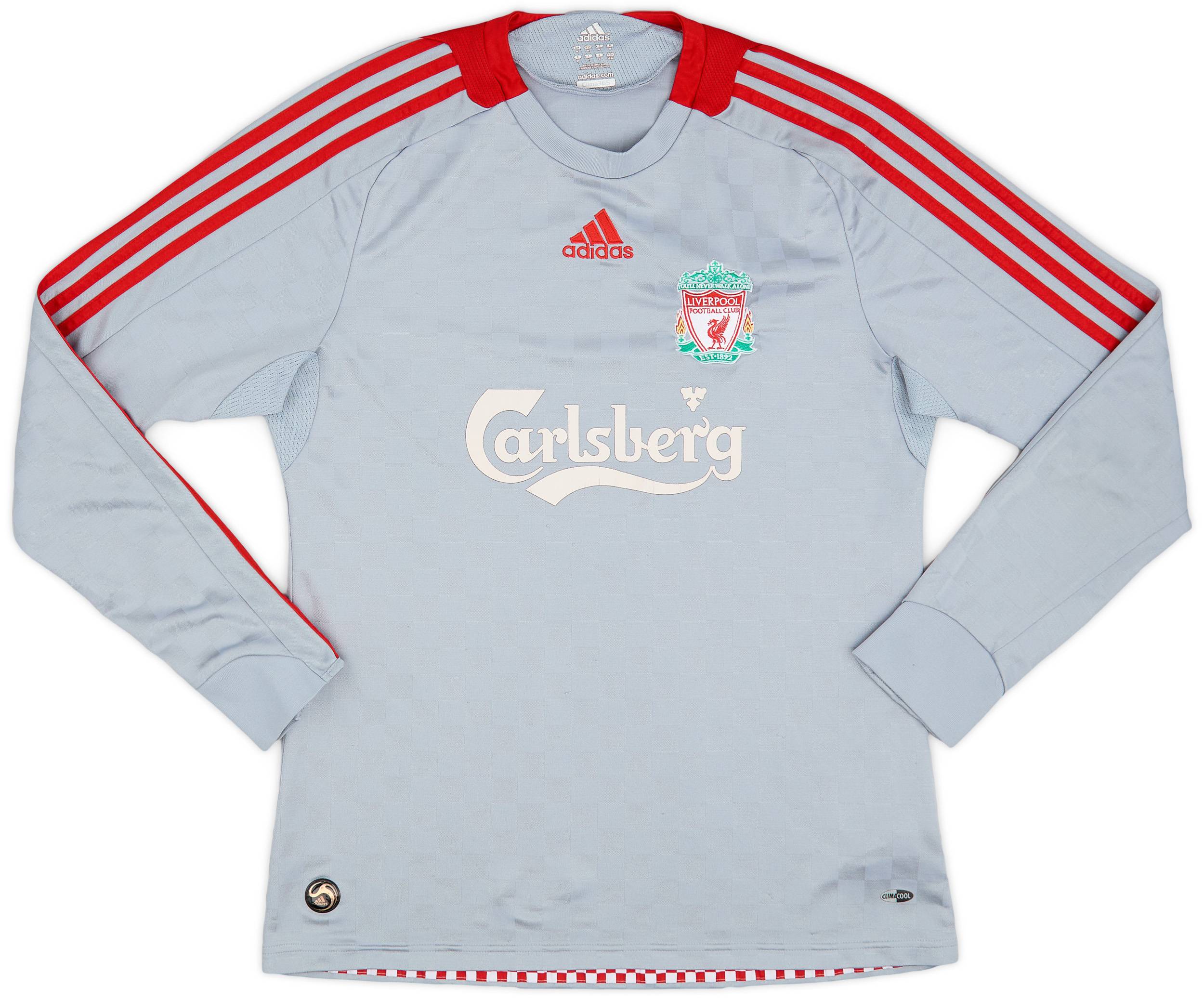 2008-09 Liverpool Away L/S Shirt Gill #8 - 4/10 - (M)