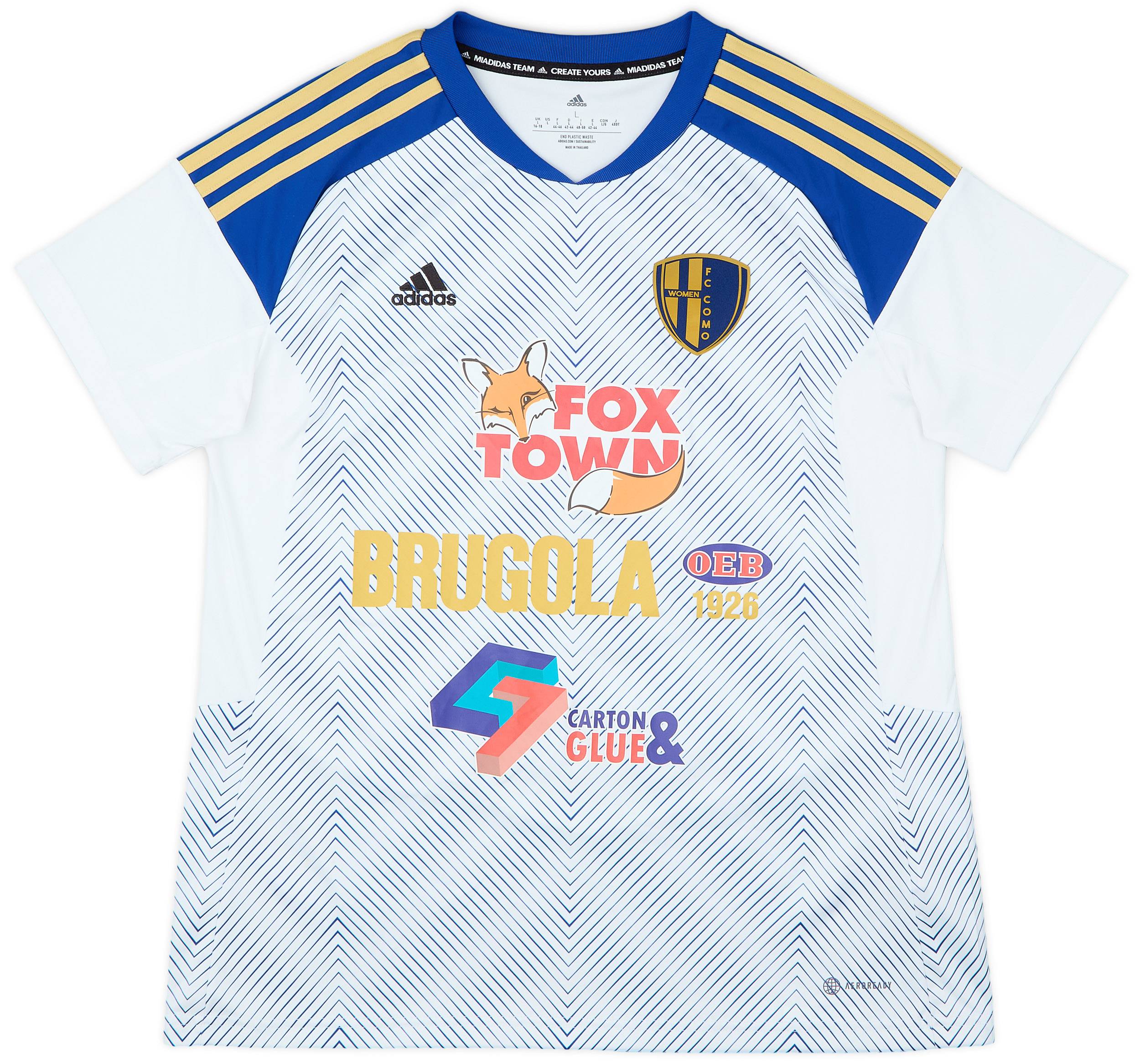 2022-23 FC Como Women Third Shirt - 10/10 - (Women's L)