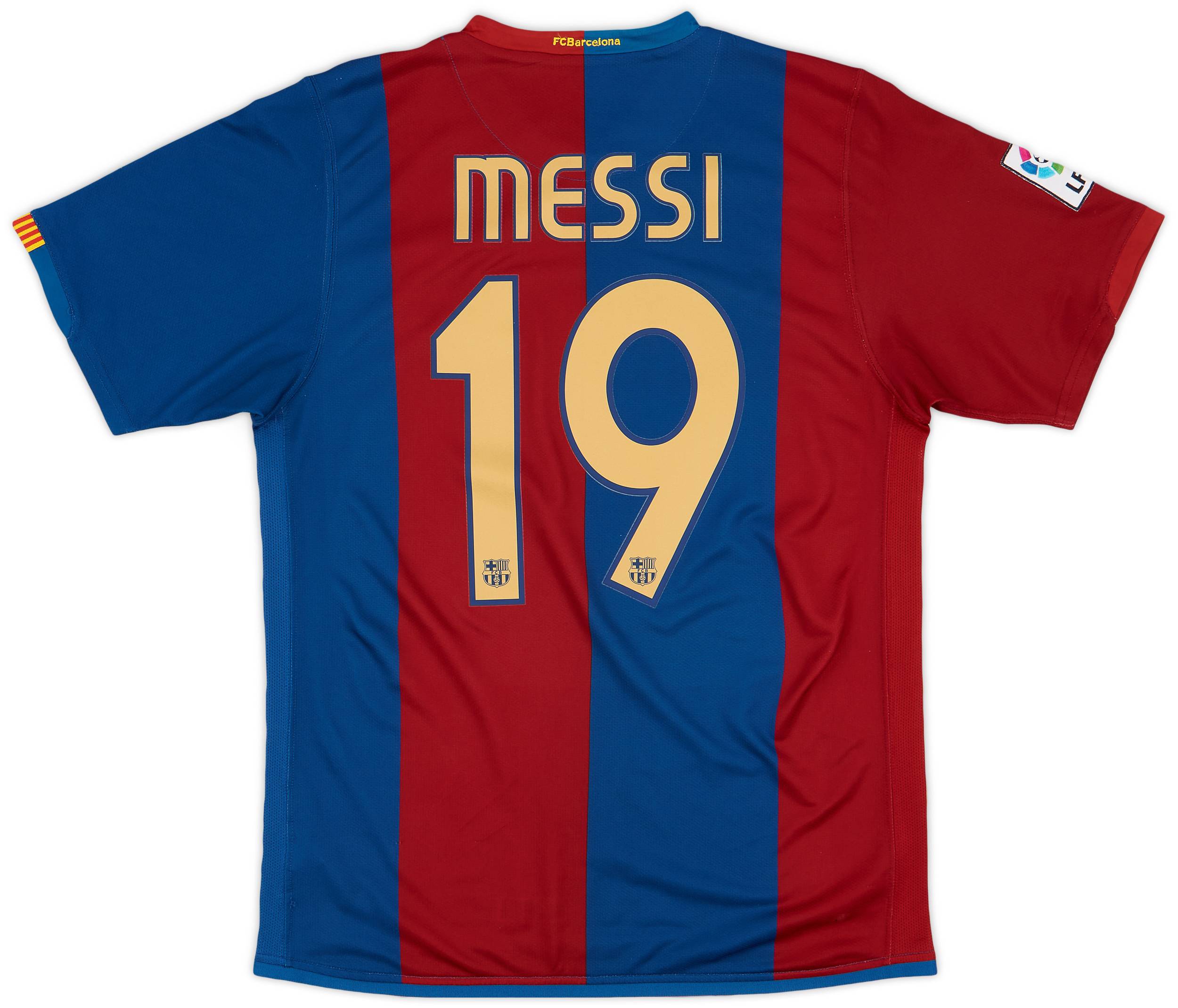 2006-07 Barcelona Home Shirt Messi #19 - 8/10 - (M)