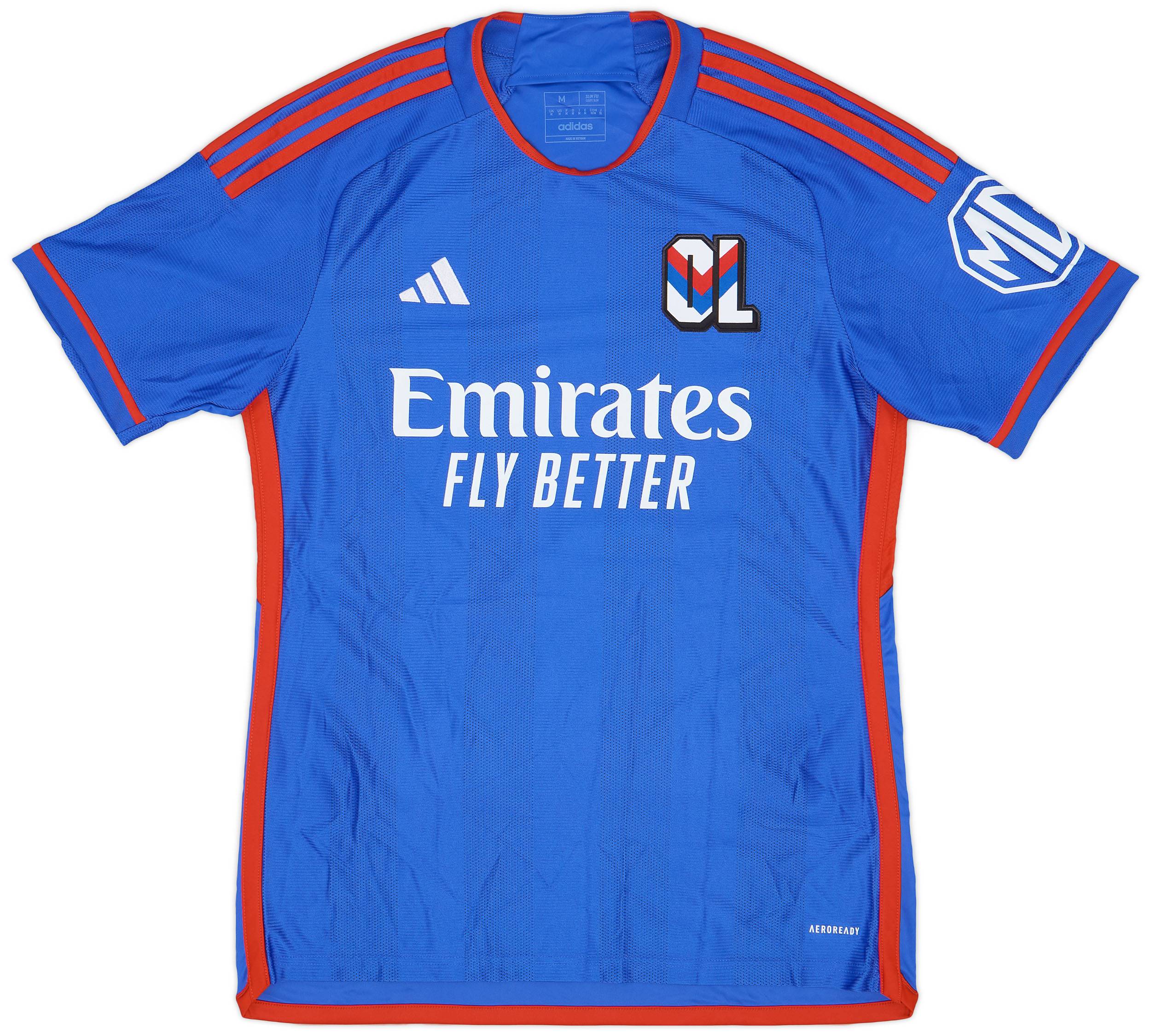 2023-24 Lyon Match Issue Away Shirt #10 (Lacazette)