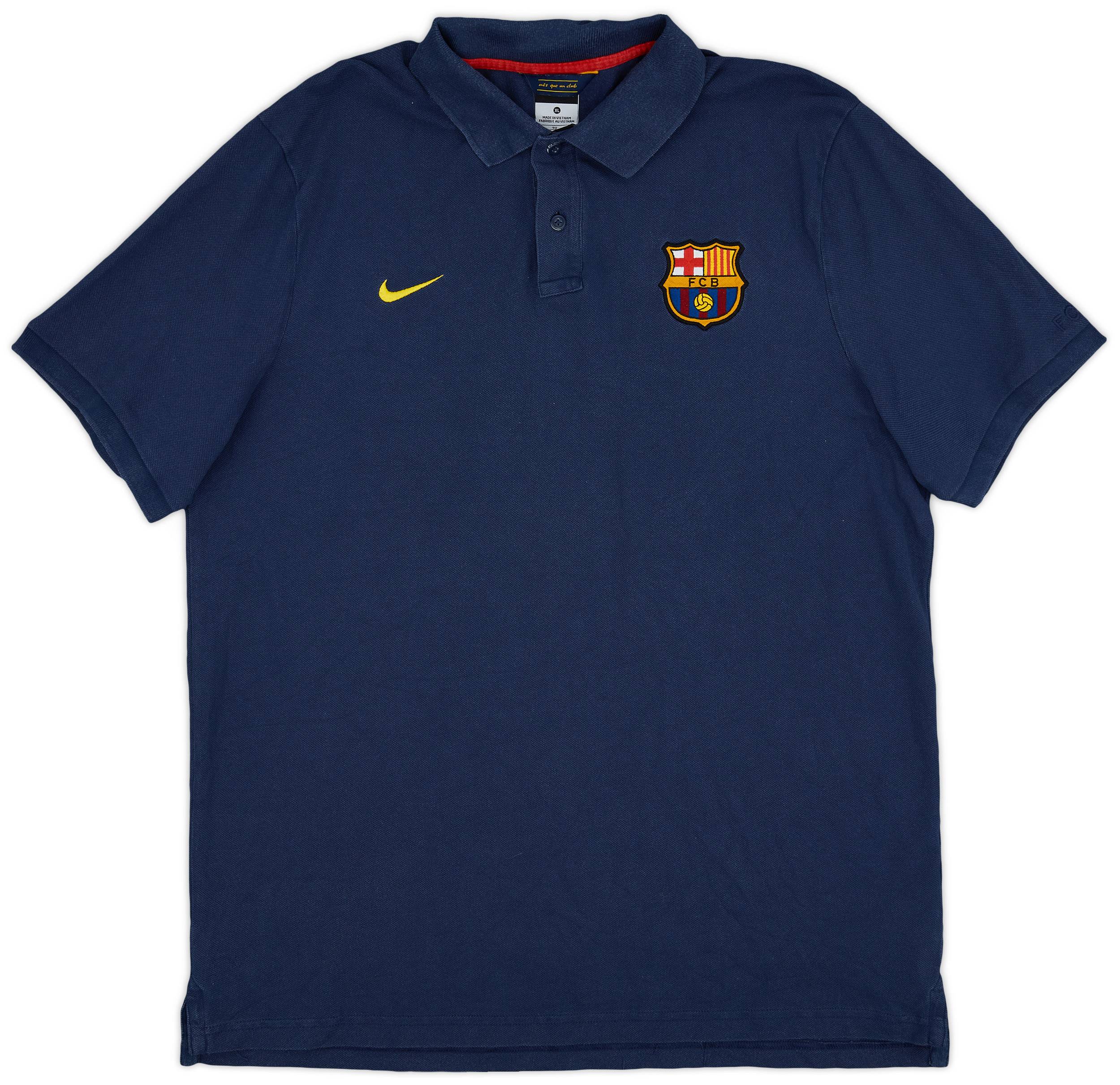 2013-14 Barcelona Nike Polo Shirt - 8/10 - (XL)