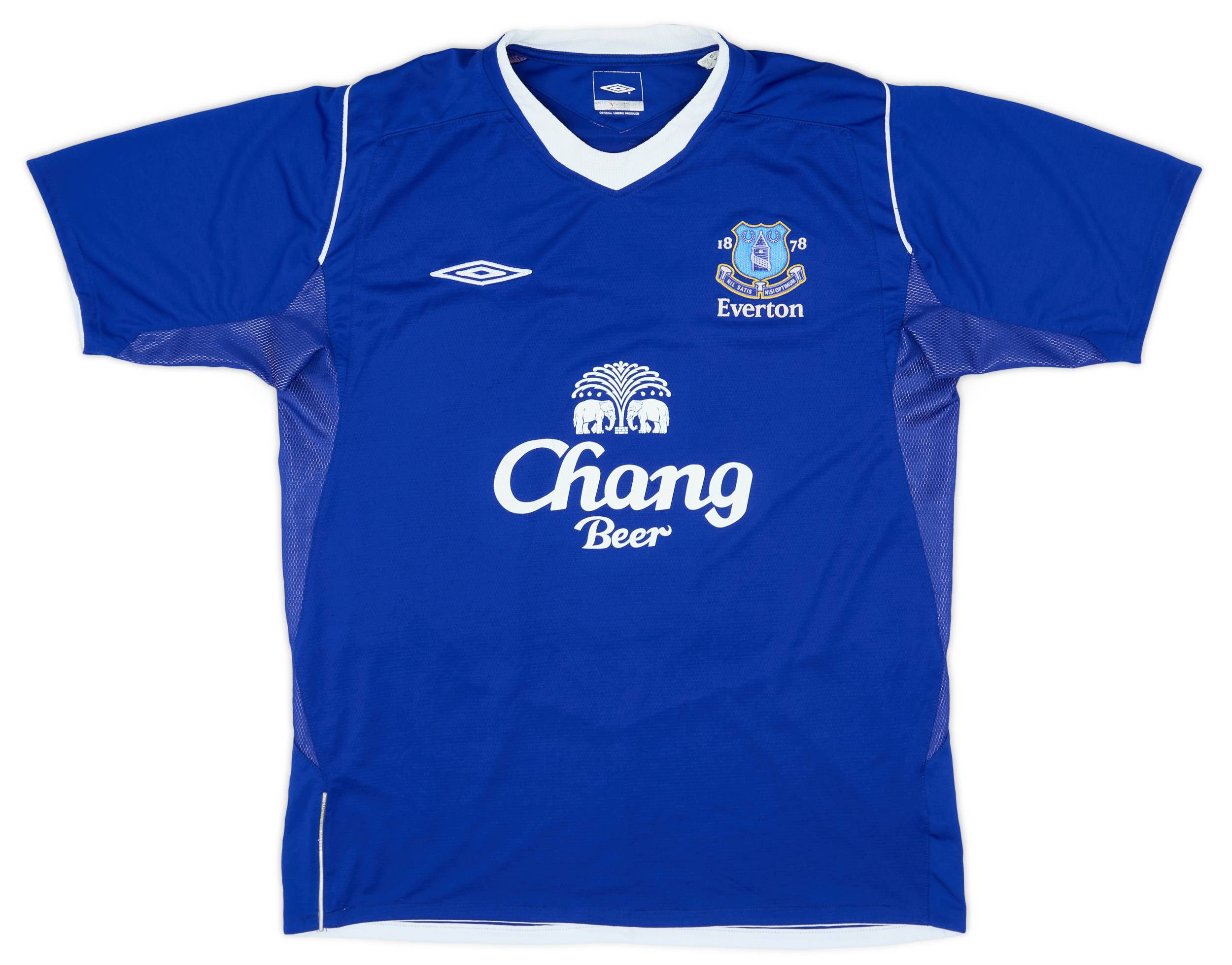 エヴァートン ホームシャツ ARTETA 6番 2004-05 Everton Home Shirt Arteta #6 - 8/10 - (M)