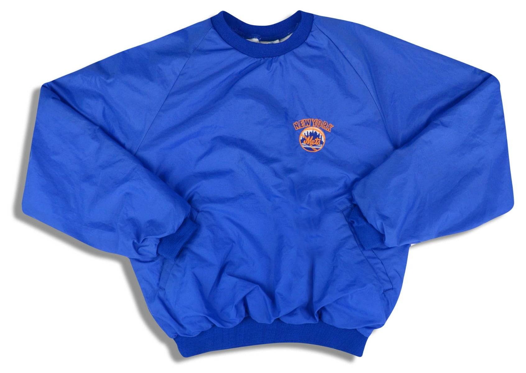 1990s New York Mets Bike Pullover Windbreaker Jacket Y 1990s New York Mets Bike Pullover Windbreaker Jacket Y