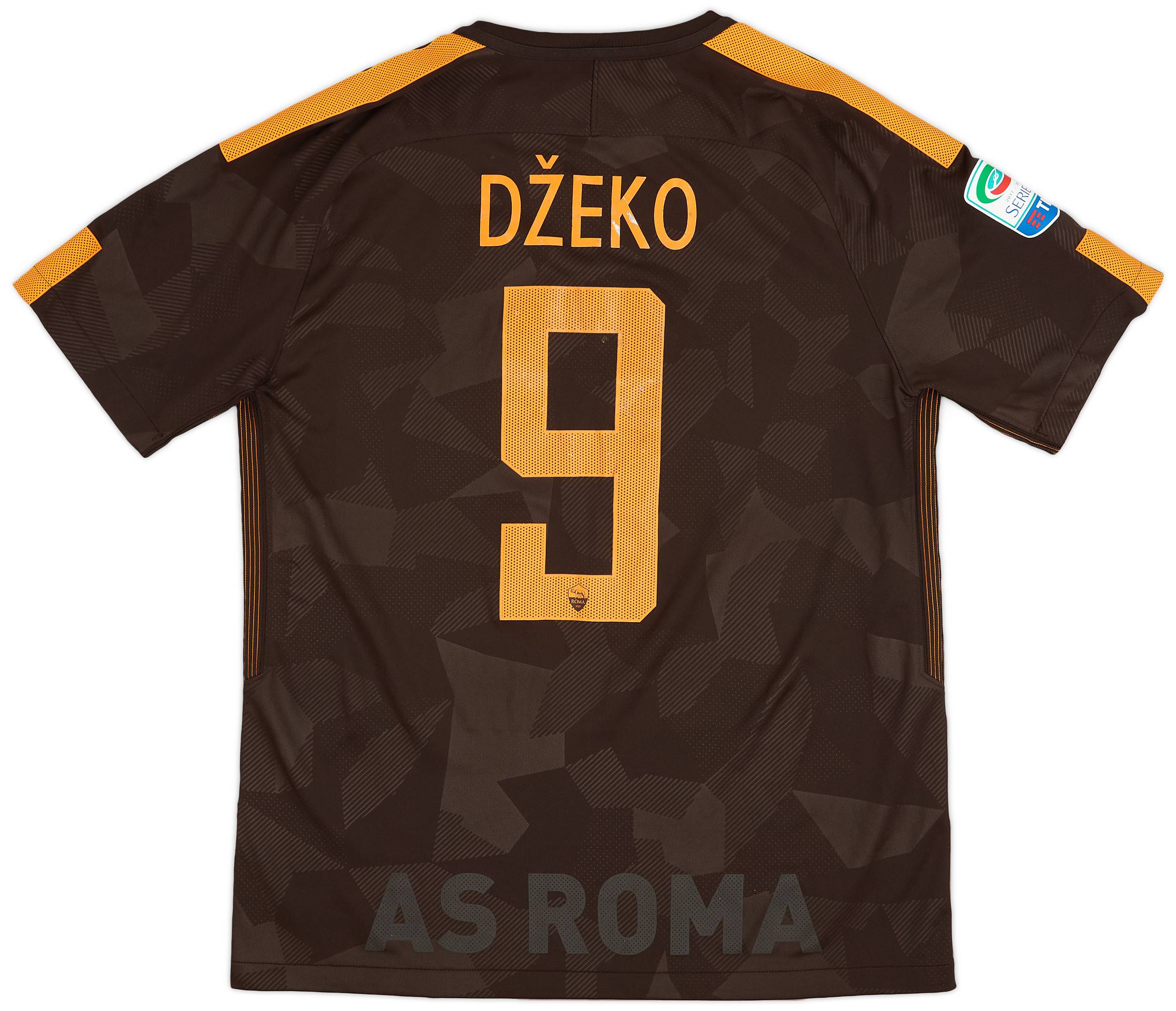 2017-18 Roma Third Shirt Dzeko #9 - 6/10 - (XL)