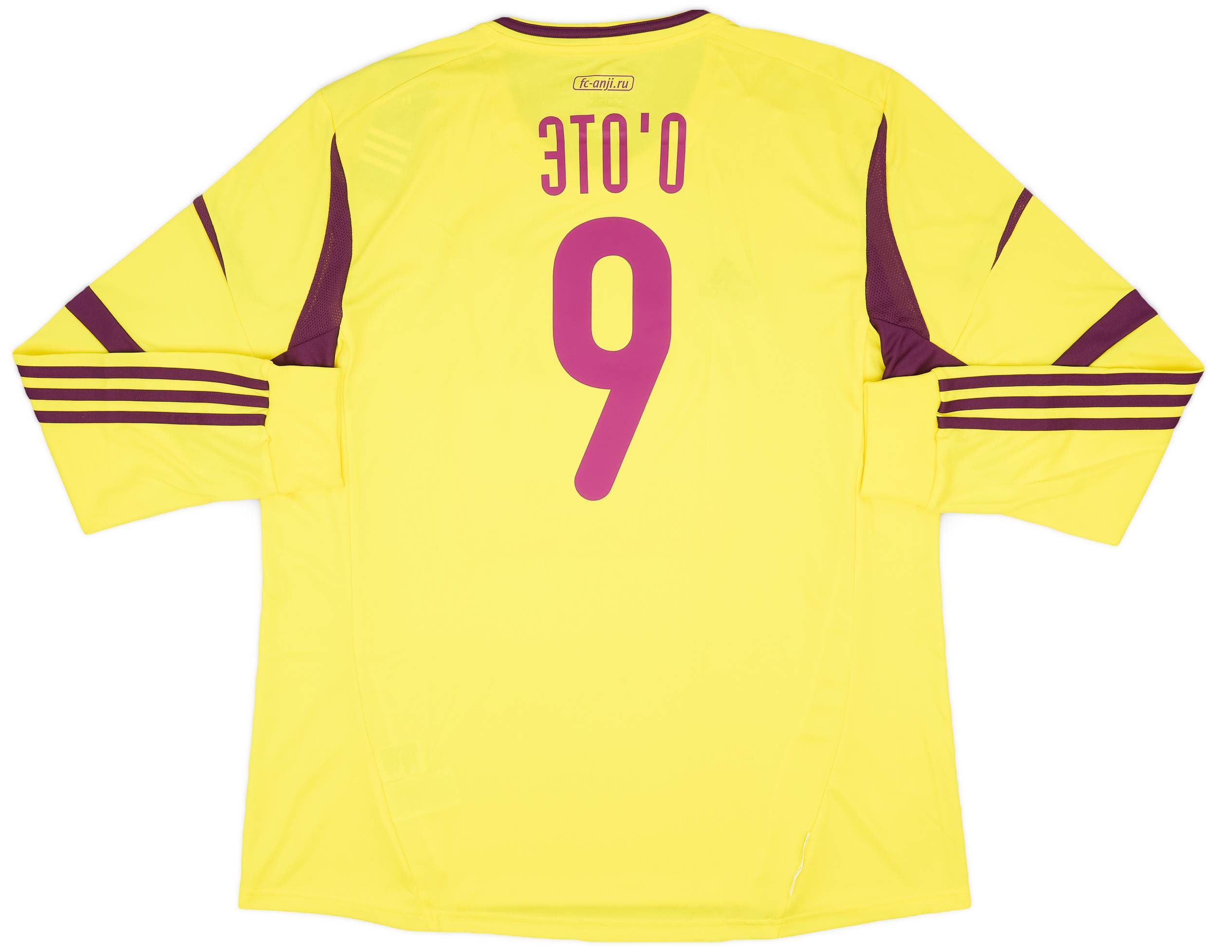 2012-13 Anzhi Makhachkala Home L/S Shirt Eto'o #9 (XXL)