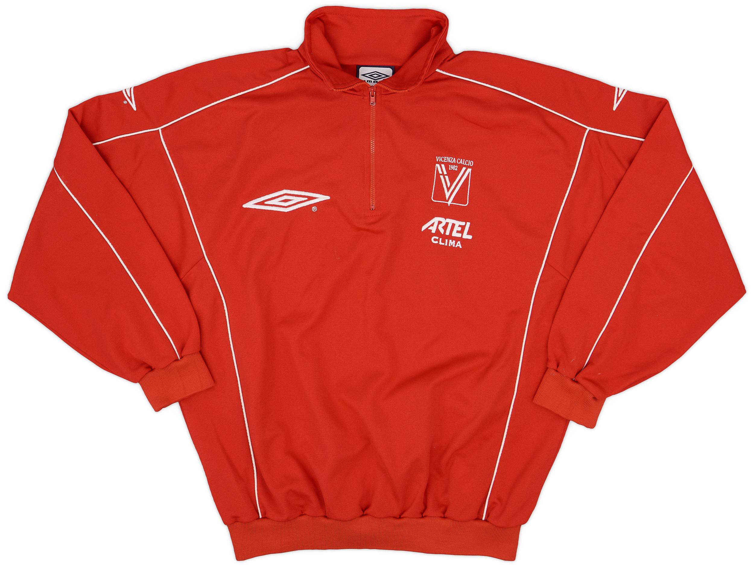 2000-01 Vicenza Umbro 1/4 Zip Track Jacket - 6/10 - (M)