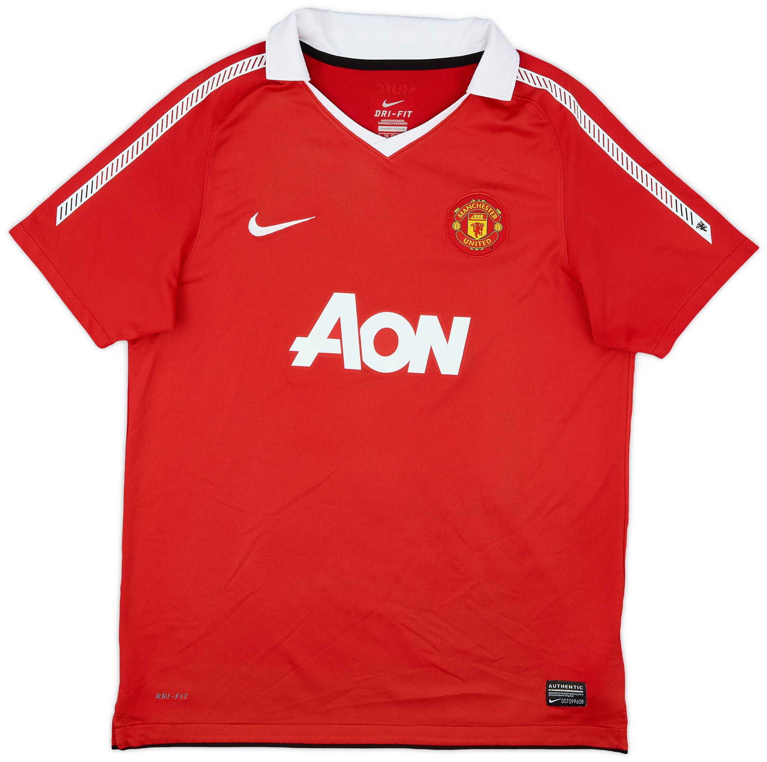 2010-11 Manchester United Home Shirt - 9/10 - (XL.Boys)