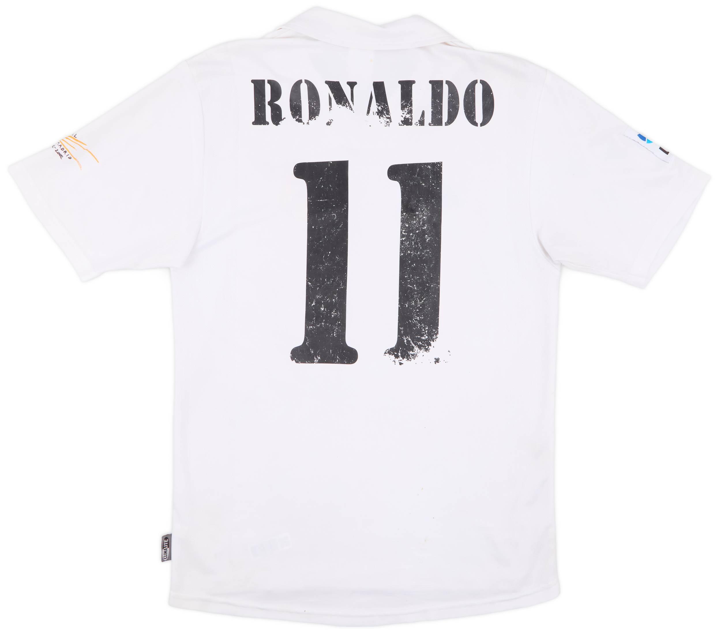 2001 Real Madrid Home Shirt Ronaldo #11 - 4/10 - (S)