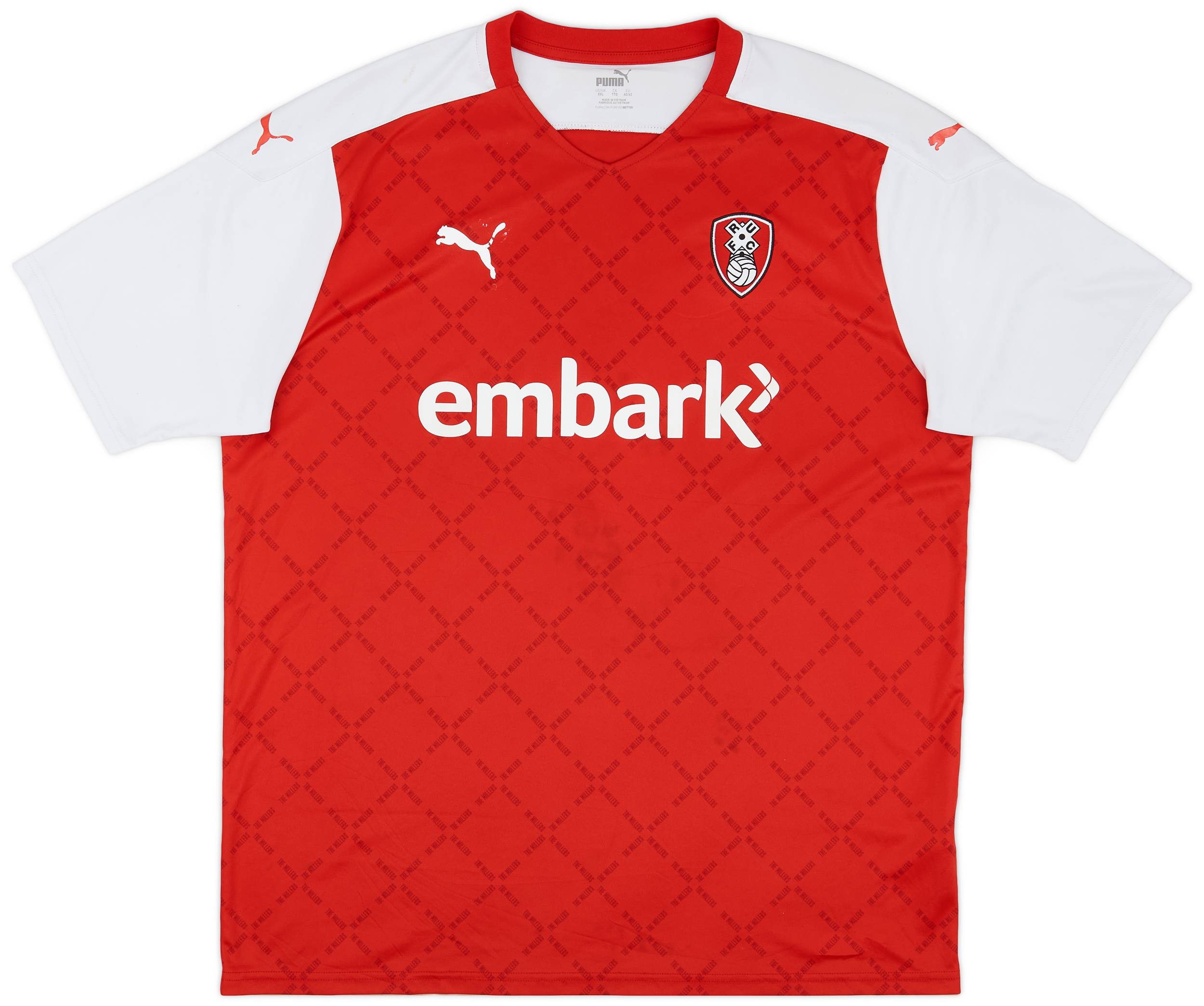 2020-21 Rotherham Home Shirt 6/10 (XXL)
