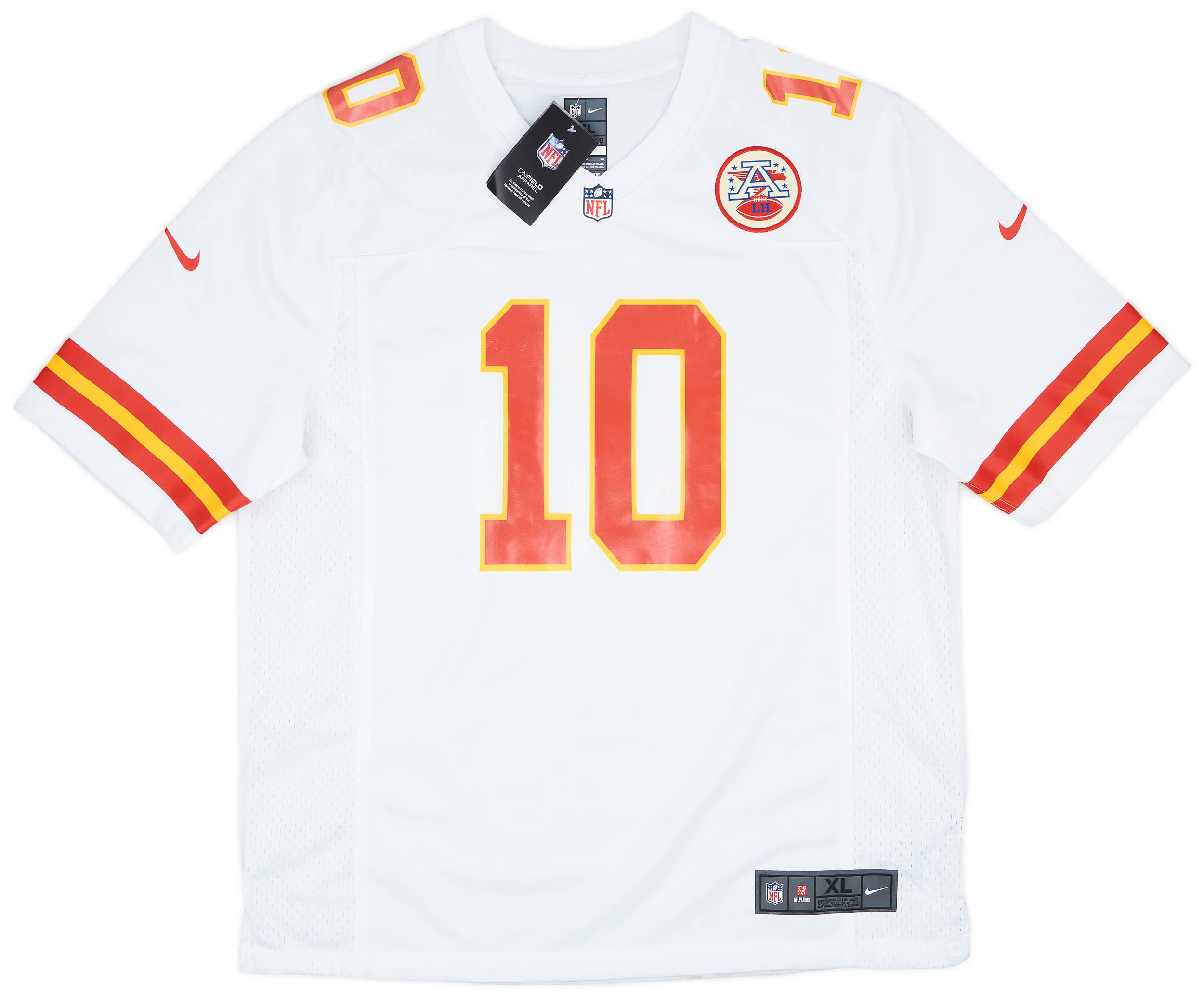 2016-21 Kansas City Chiefs Hill #10 Nike Game Away Jersey (XL)