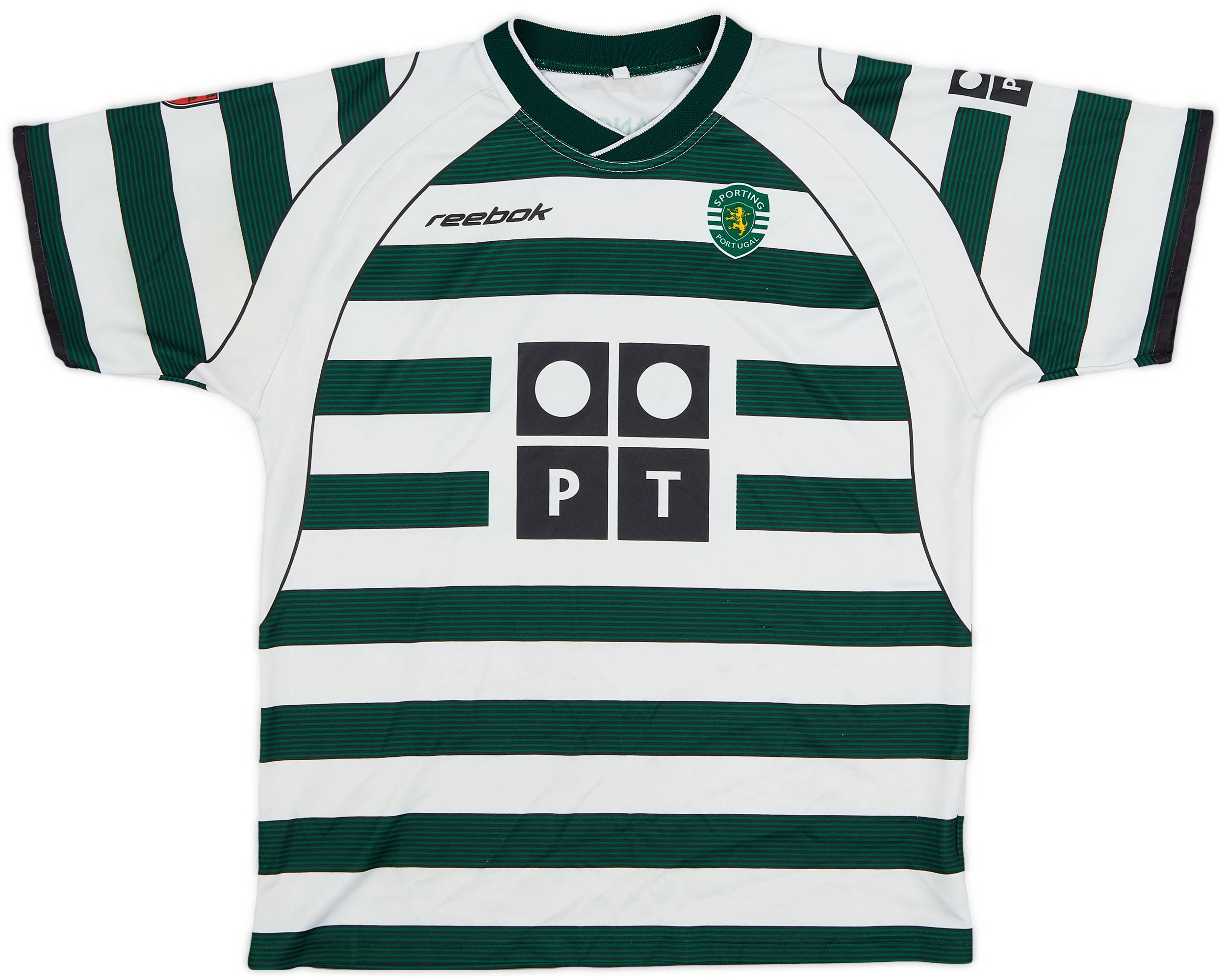 2002-03 Sporting Lisbon Basic Home Shirt - 7/10 - (XL.Boys)