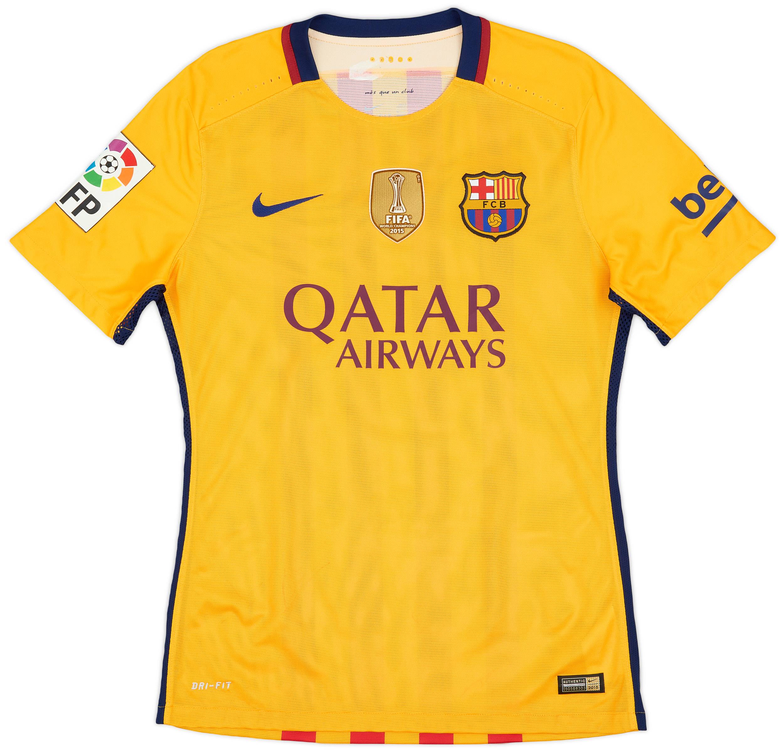 2015 16 Barcelona Authentic Away Shirt M