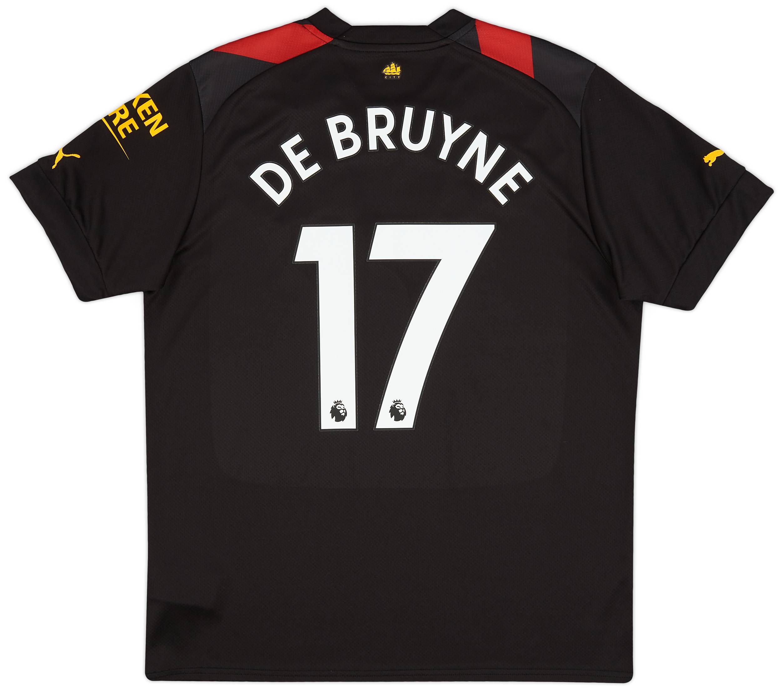 2022-23 Manchester City Away Shirt De Bruyne #17
