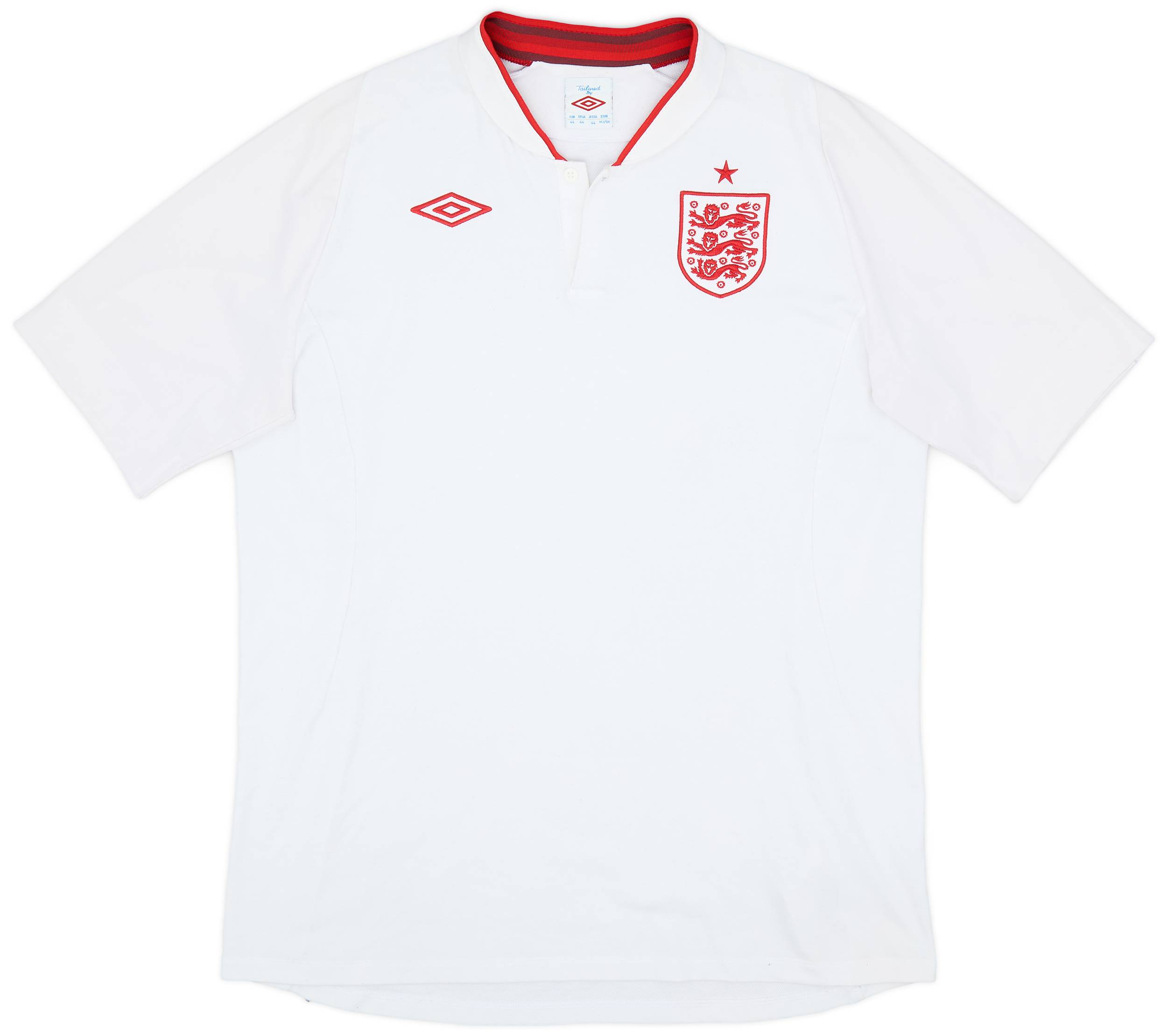 2012-13 England Home Shirt - 9/10 - (L)