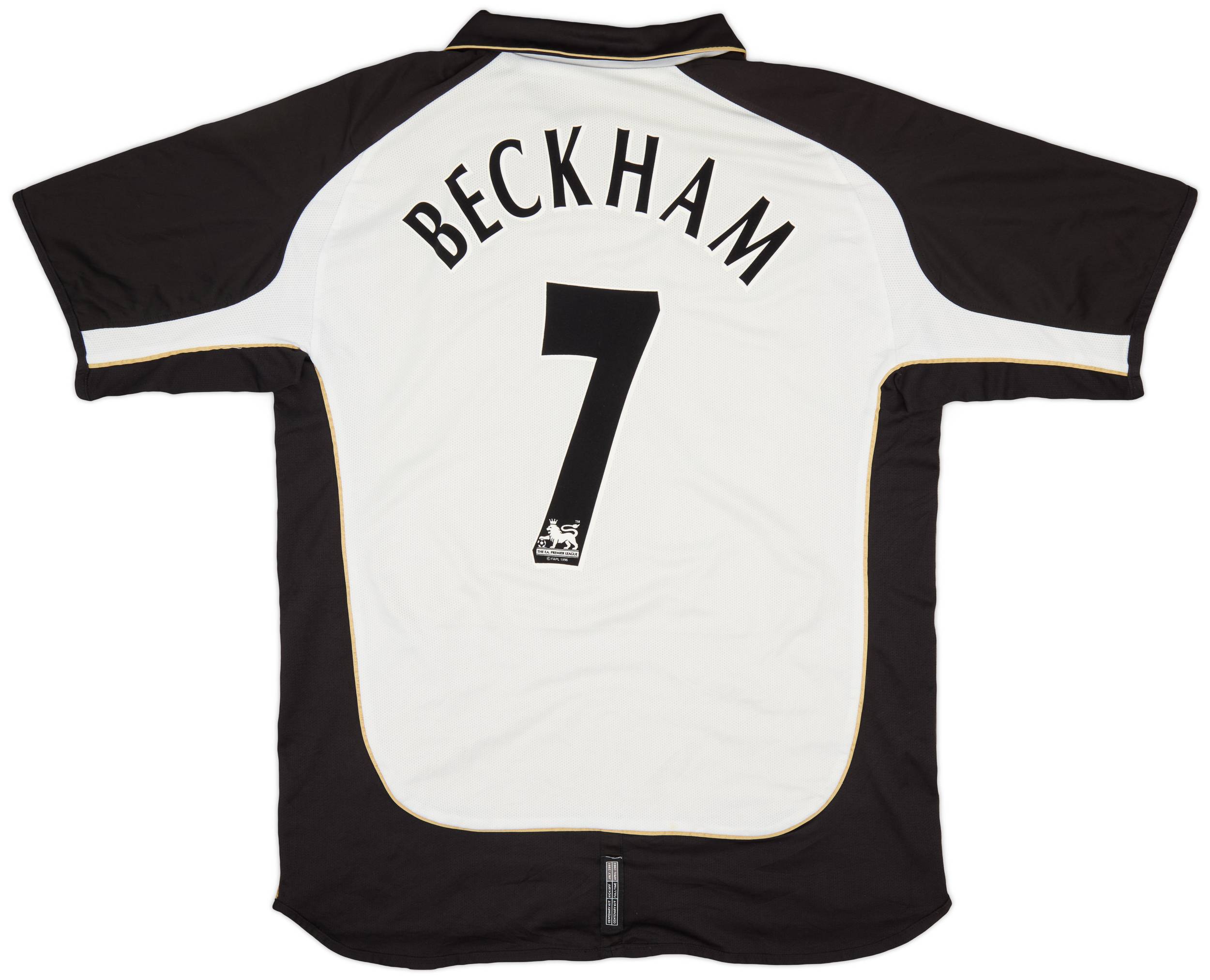 2001 02 Manchester United Centenary Away Third Shirt Beckham 7 8 10 XL