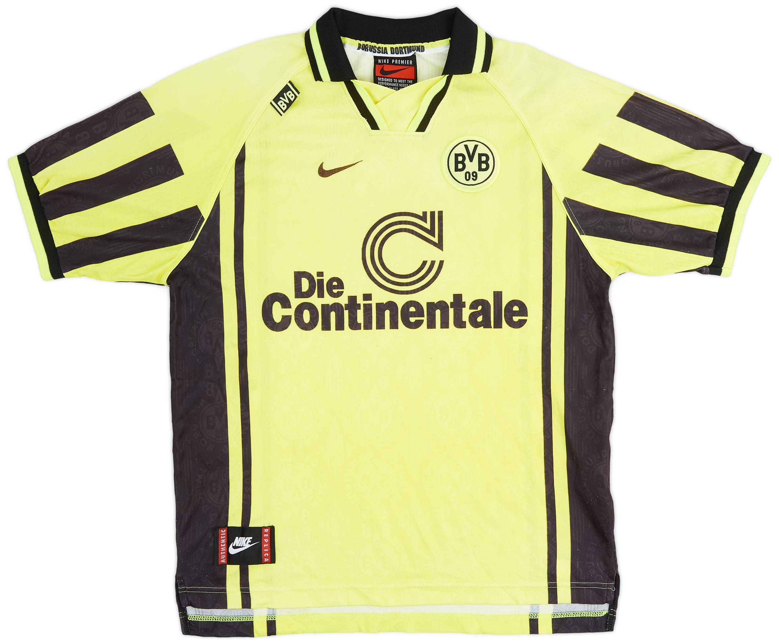 1996-97 Borussia Dortmund Home Shirt - 7/10 - (XL.Boys)