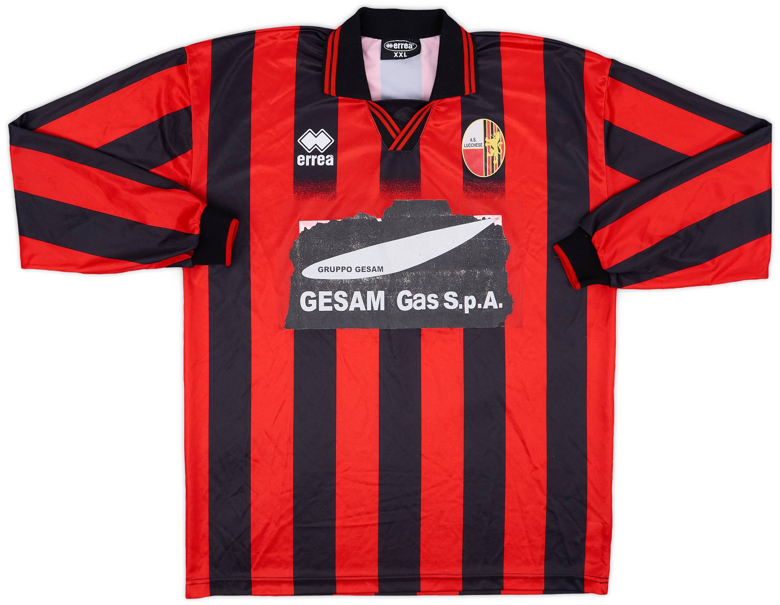 1994-95 Errea Template L/S Shirt #4 (Lucchese) - 4/10 - (XXL)