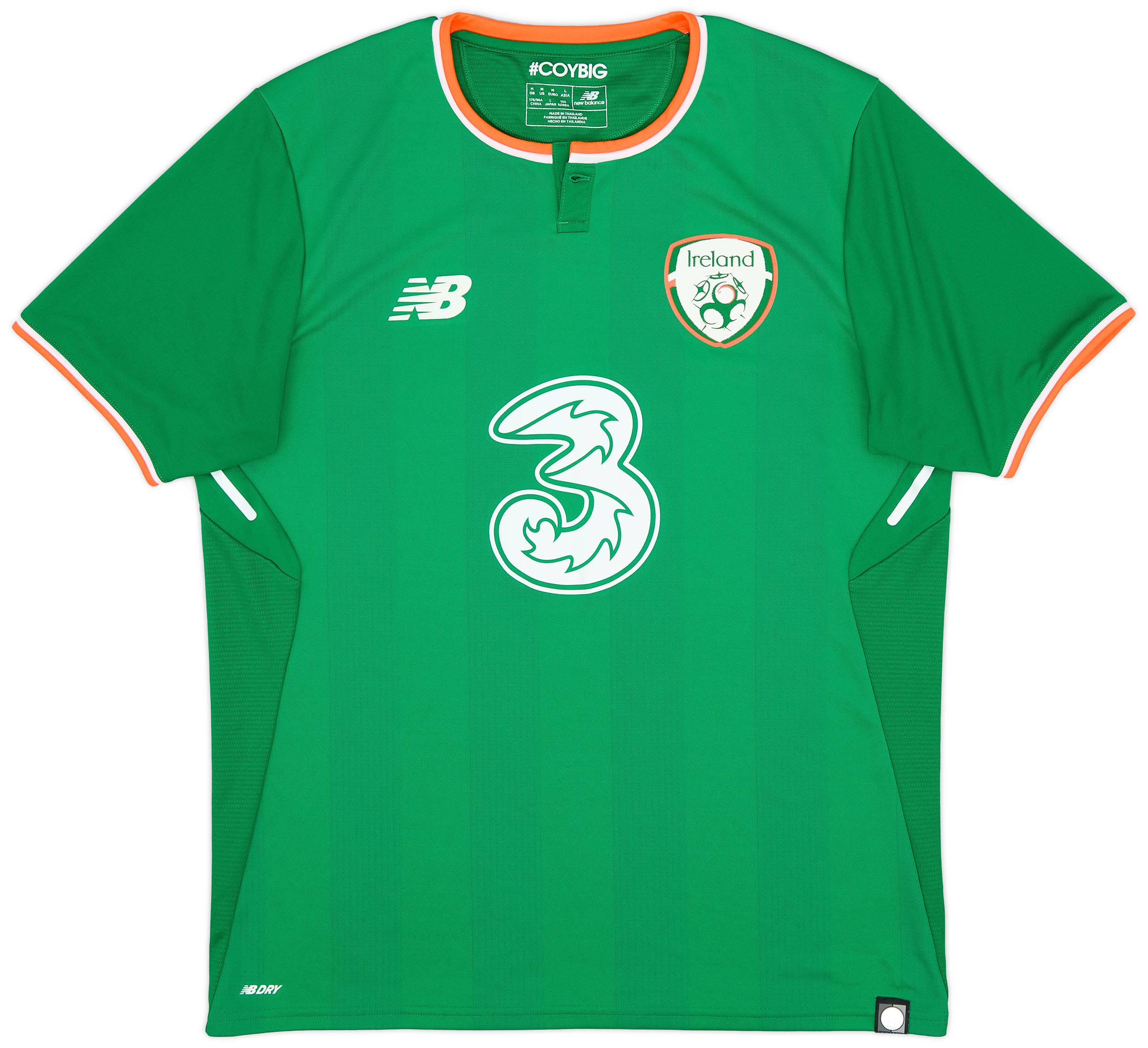 2017-18 Ireland Home Shirt - 8/10 - (M)