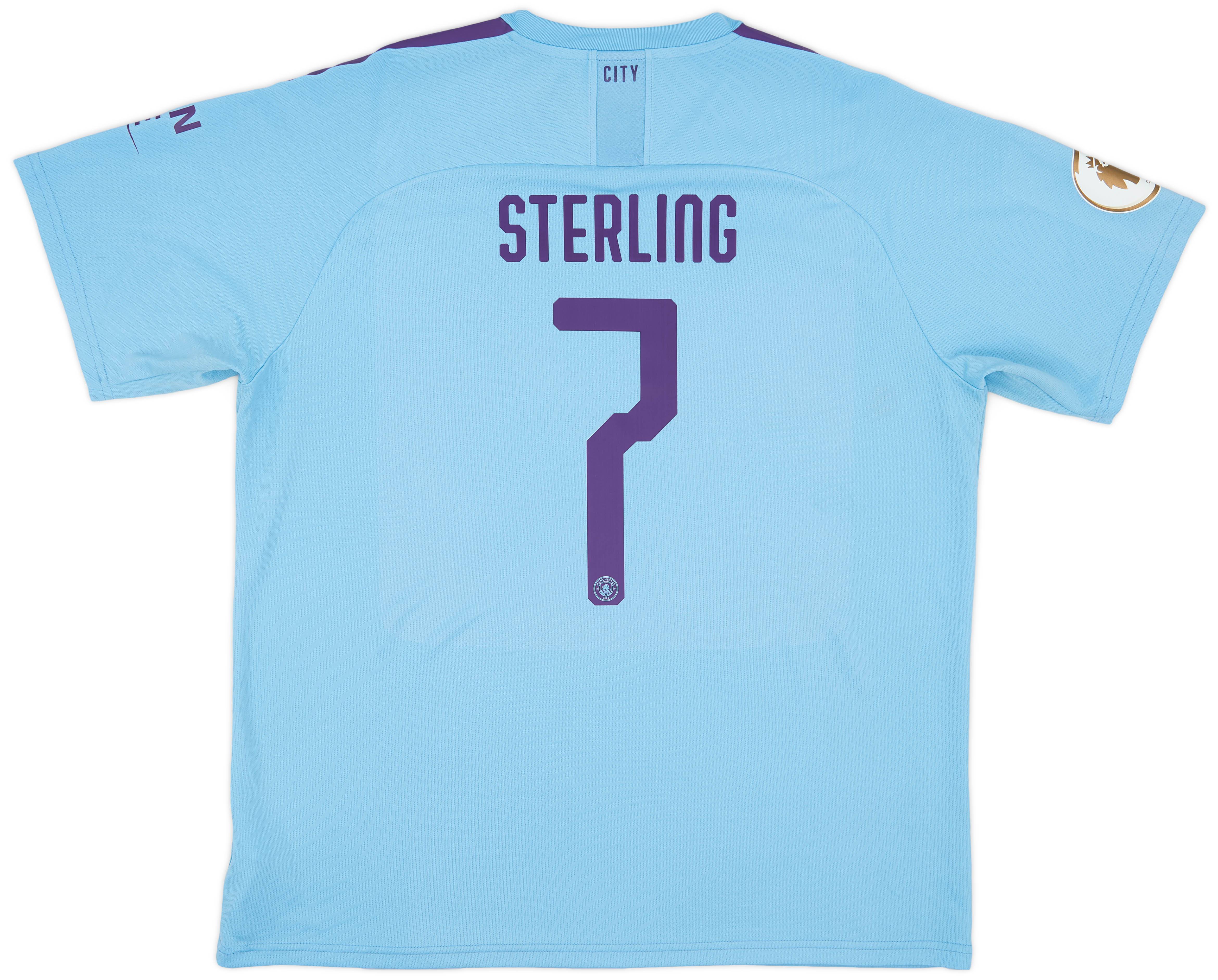 2019-20 Manchester City Home Shirt Sterling #7 - 5/10 - (XXL)