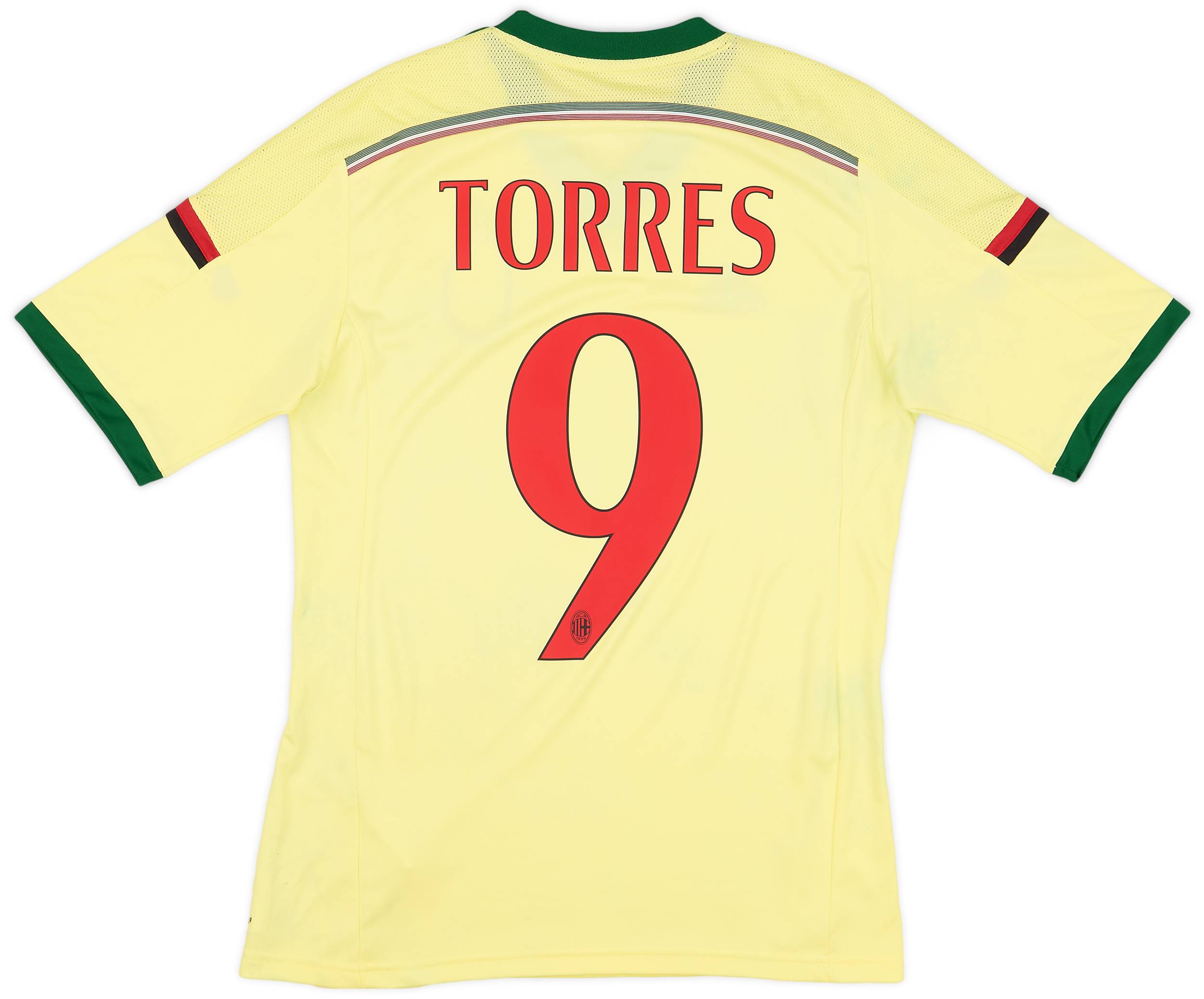 2014-15 AC Milan Third Shirt Torres #9 - 7/10 - (S)
