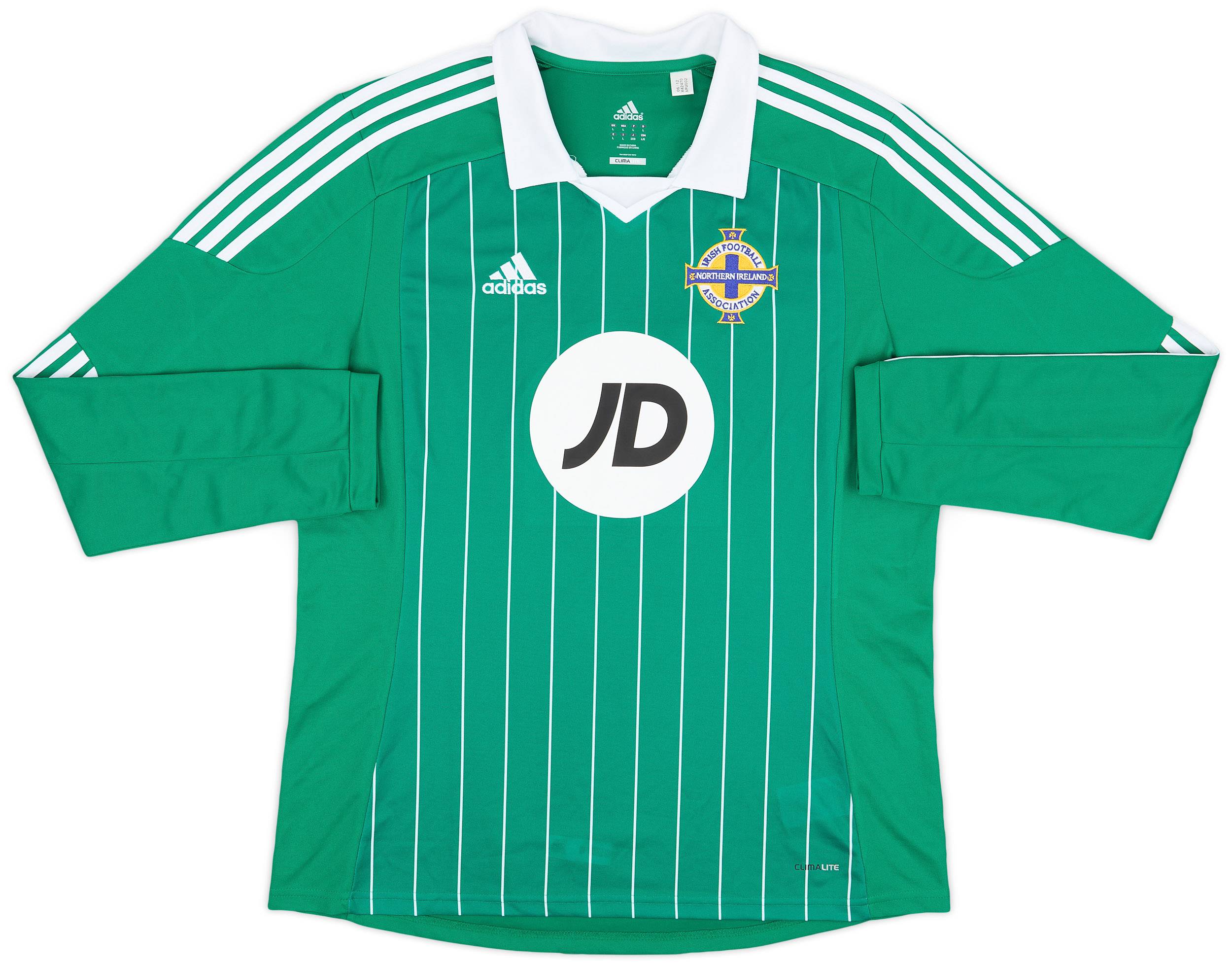 2012-13 Northern Ireland Home L/S Shirt - 9/10 - (L)