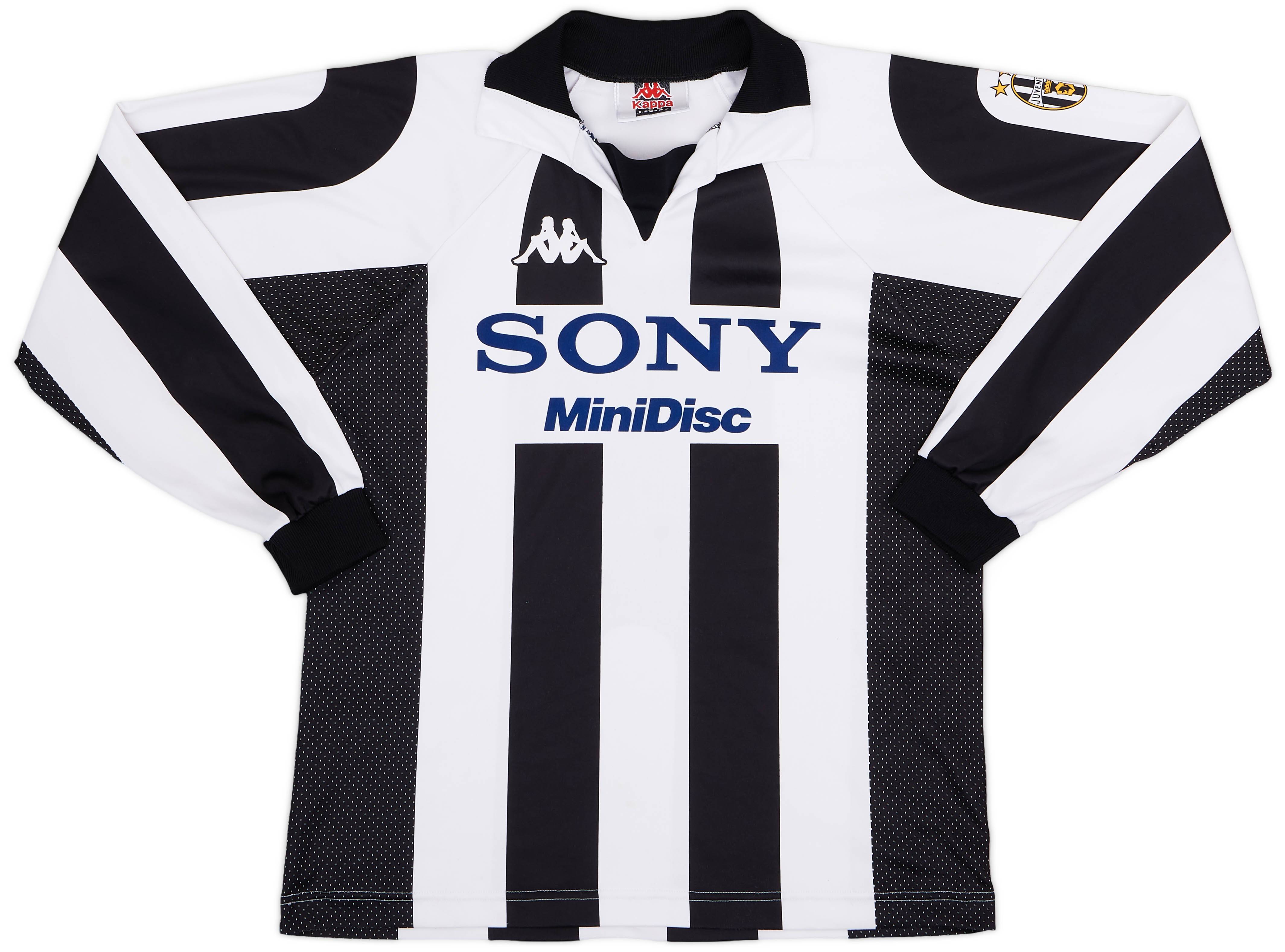 1997-98 Juventus Centenary Home L/S Shirt - 8/10 - (XL.Boys)