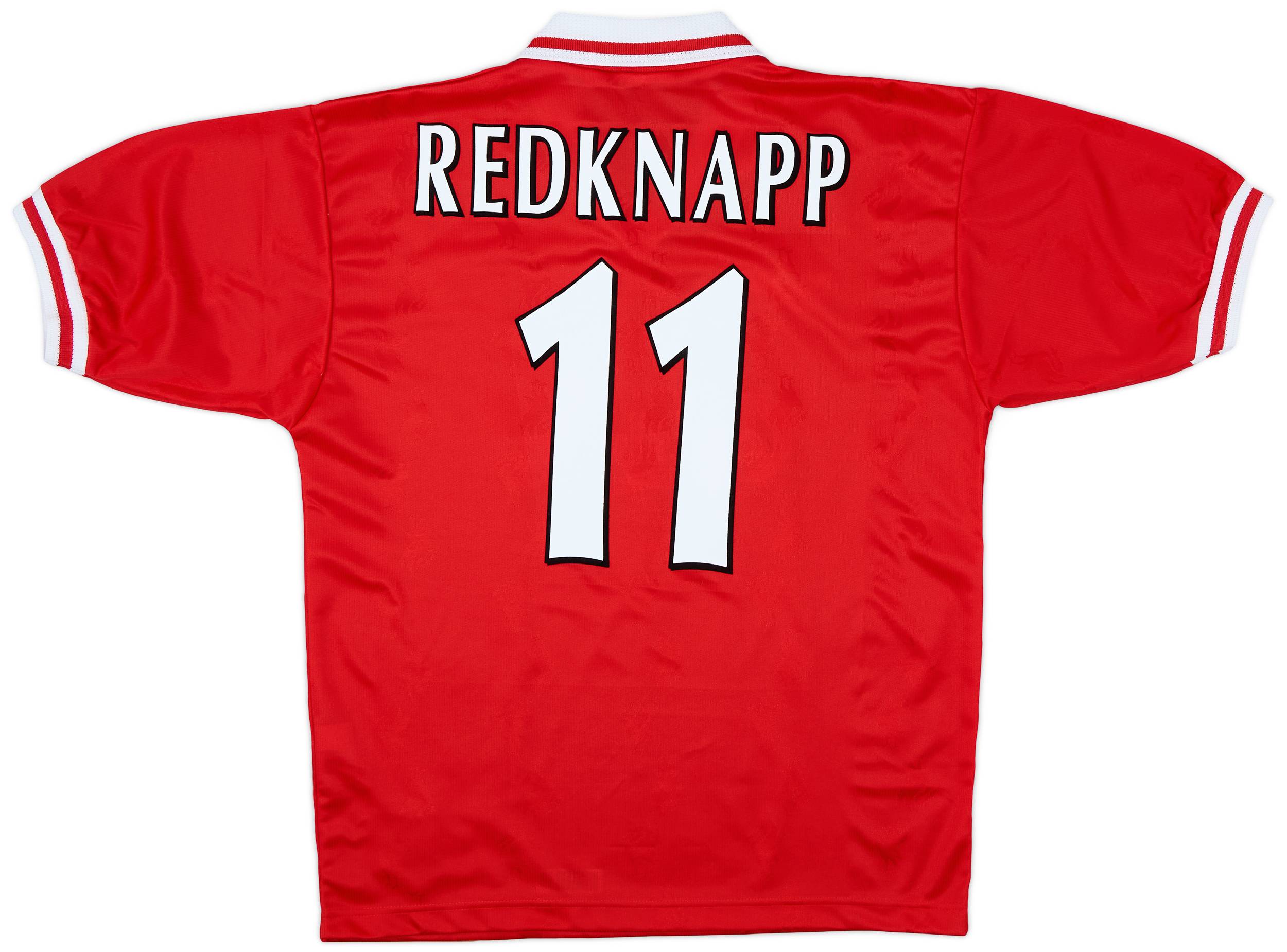 1996-98 Liverpool Home Shirt Redknapp #11 - 8/10 - (M)